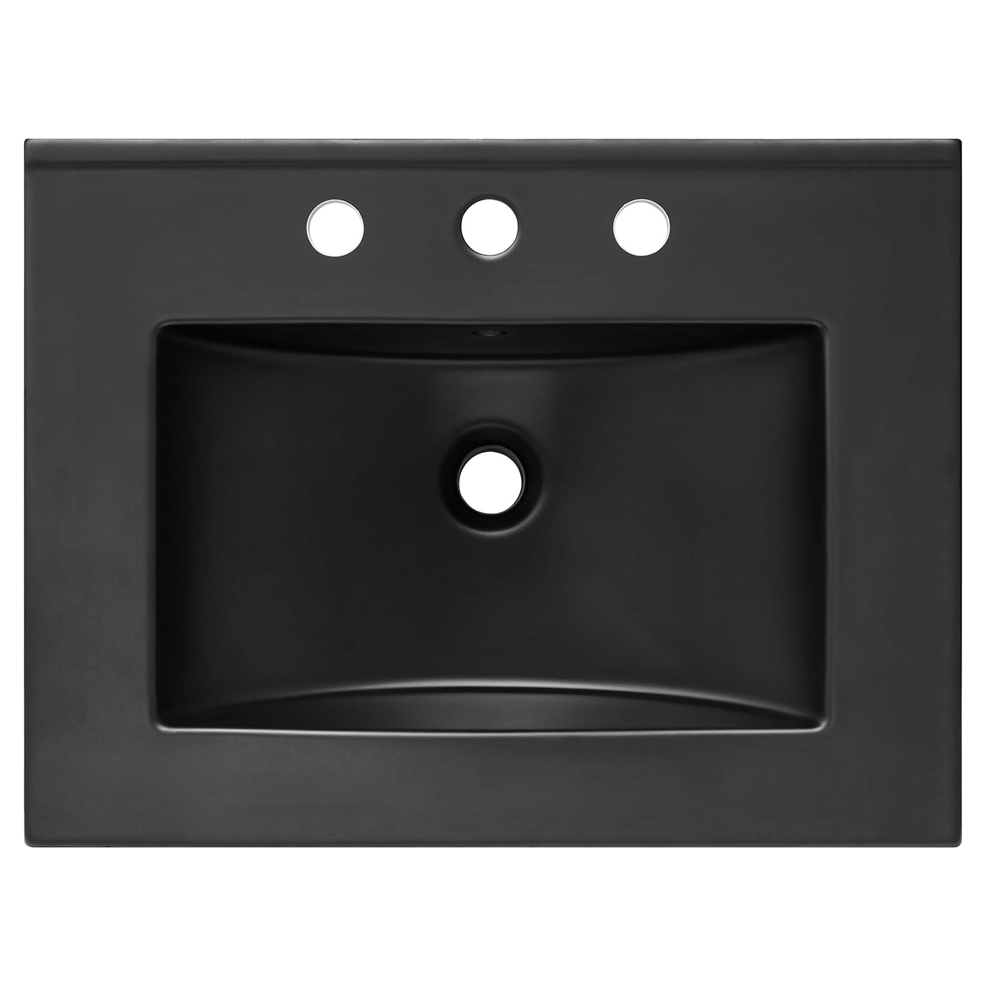 Modway Steamforge 24" Bathroom Vanity with Ceramic Sink – Industrial Modern, White/Black or Black/Black