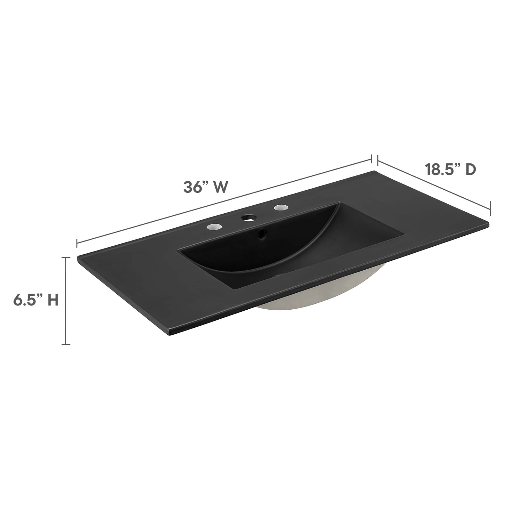 Modway Cayman 36" Bathroom Sink