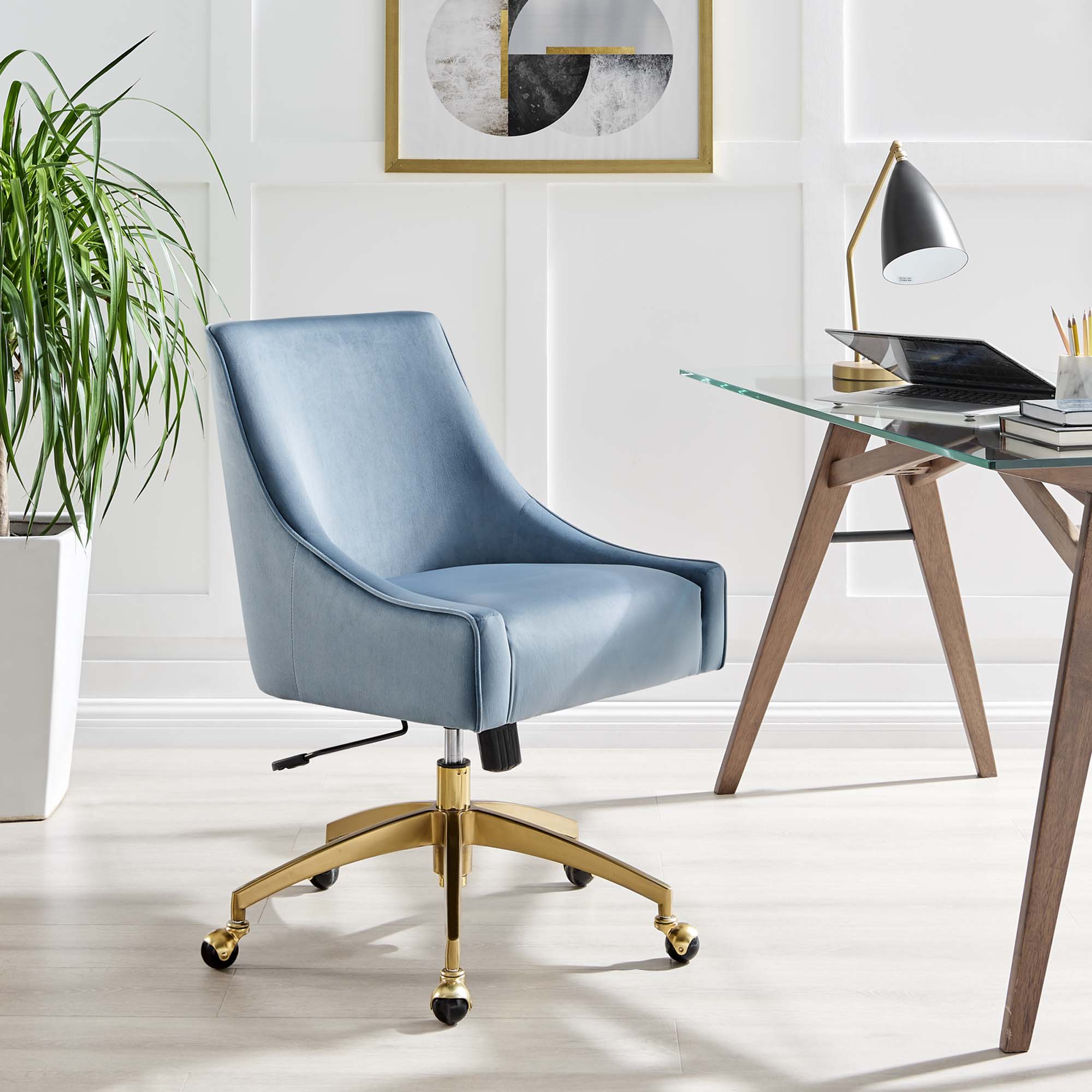 Modway Discern Performance Velvet Office Chair
