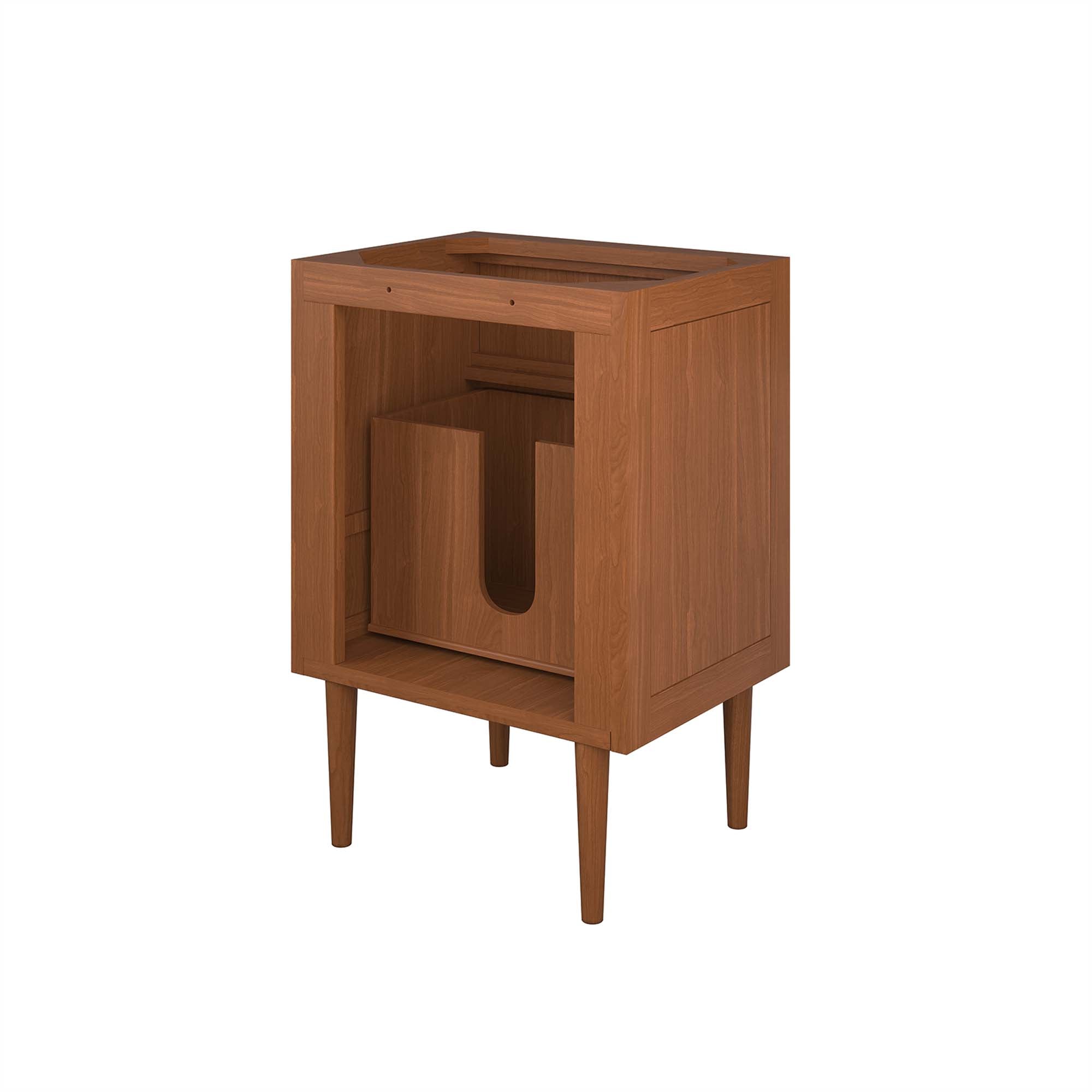 Modway Cassia 24" Teak Wood Bathroom Vanity Cabinet (Sink Basin Not Included)