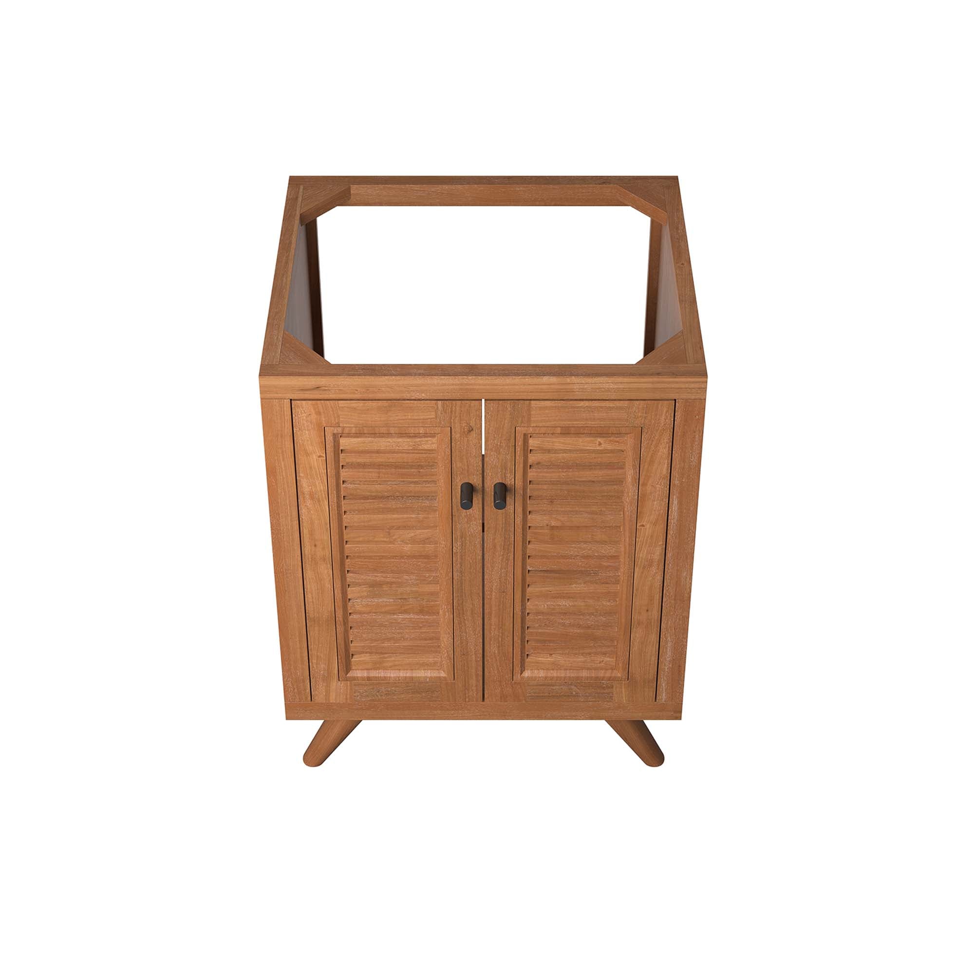 Modway Birdie 24" Teak Wood Bathroom Vanity Cabinet (Sink Basin Not Included)
