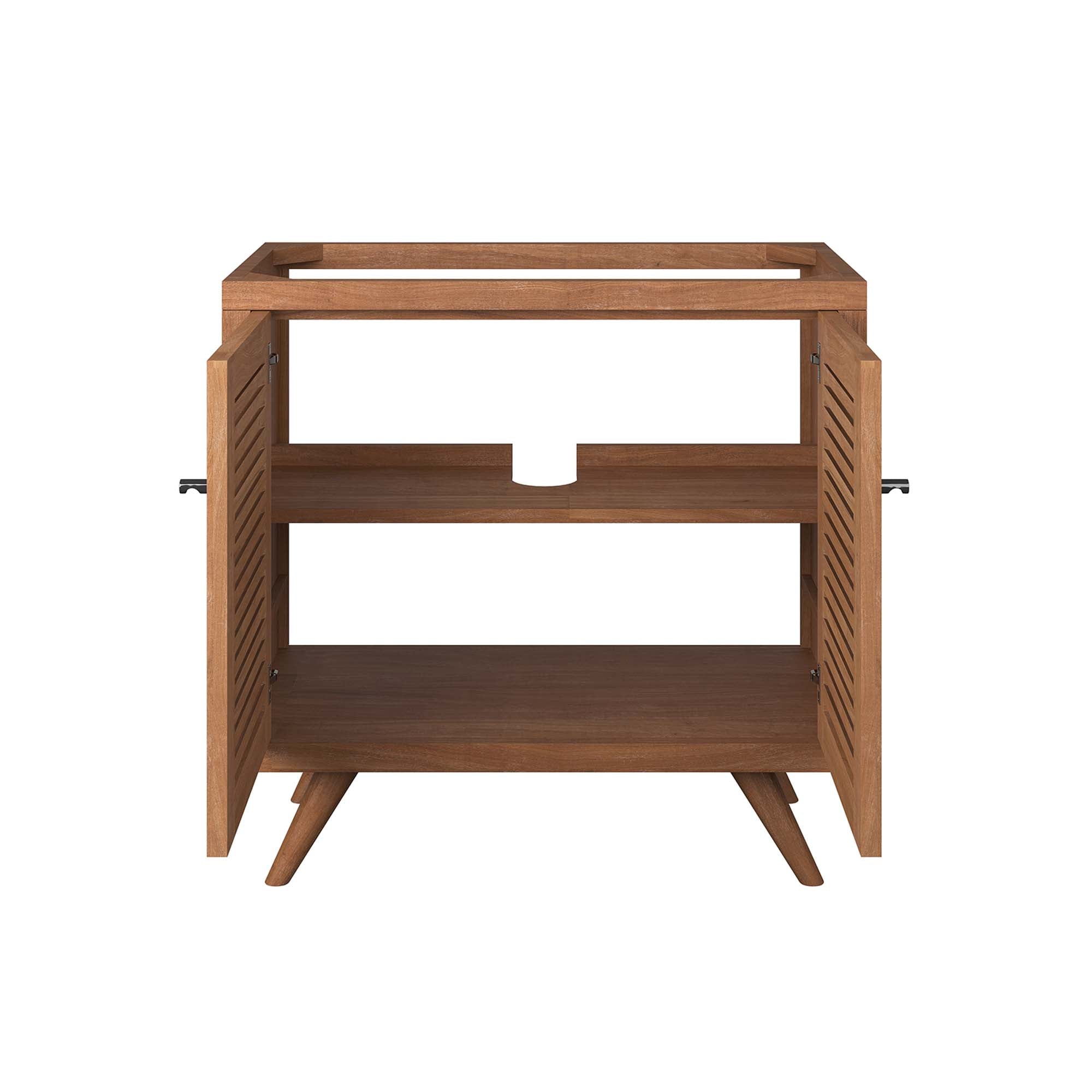 Modway Birdie 36" Teak Wood Bathroom Vanity Cabinet (Sink Basin Not Included)