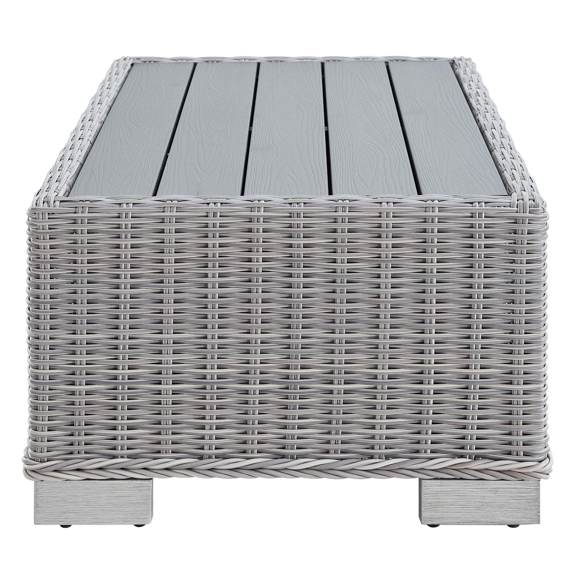 Modway Conway 5-Piece Outdoor Patio Wicker Rattan Furniture Set