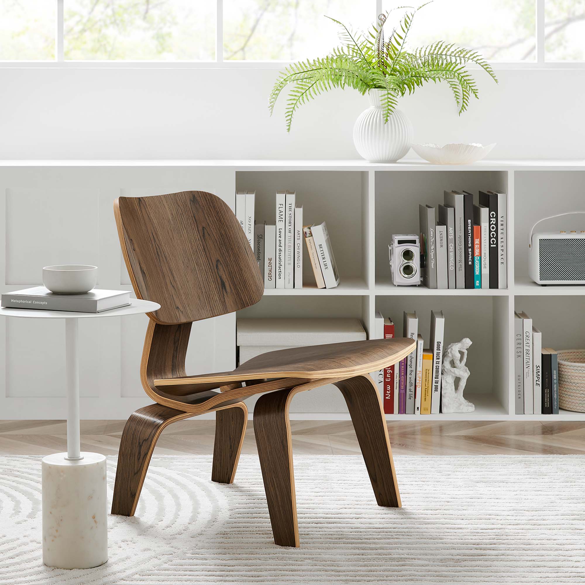 Modway Fathom Wood Lounge Chair