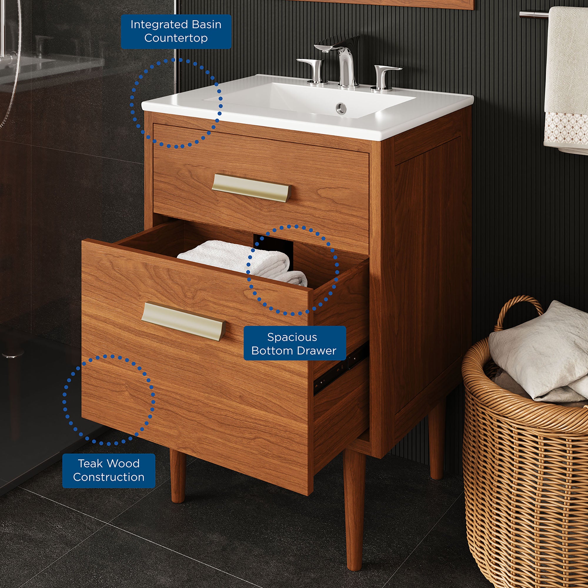 Modway Cassia 24" Bathroom Vanity