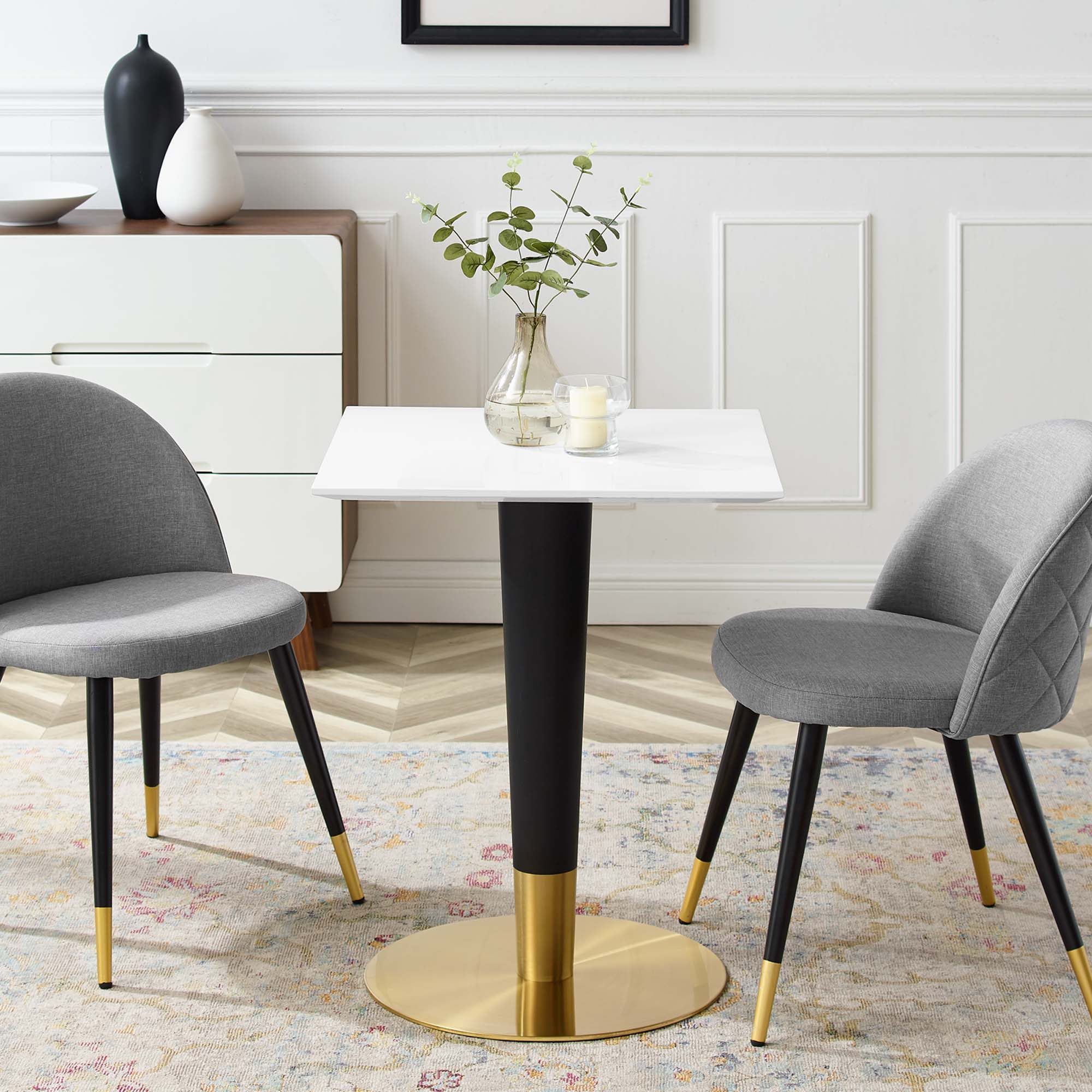 Modway Zinque 24" Square Dining Table