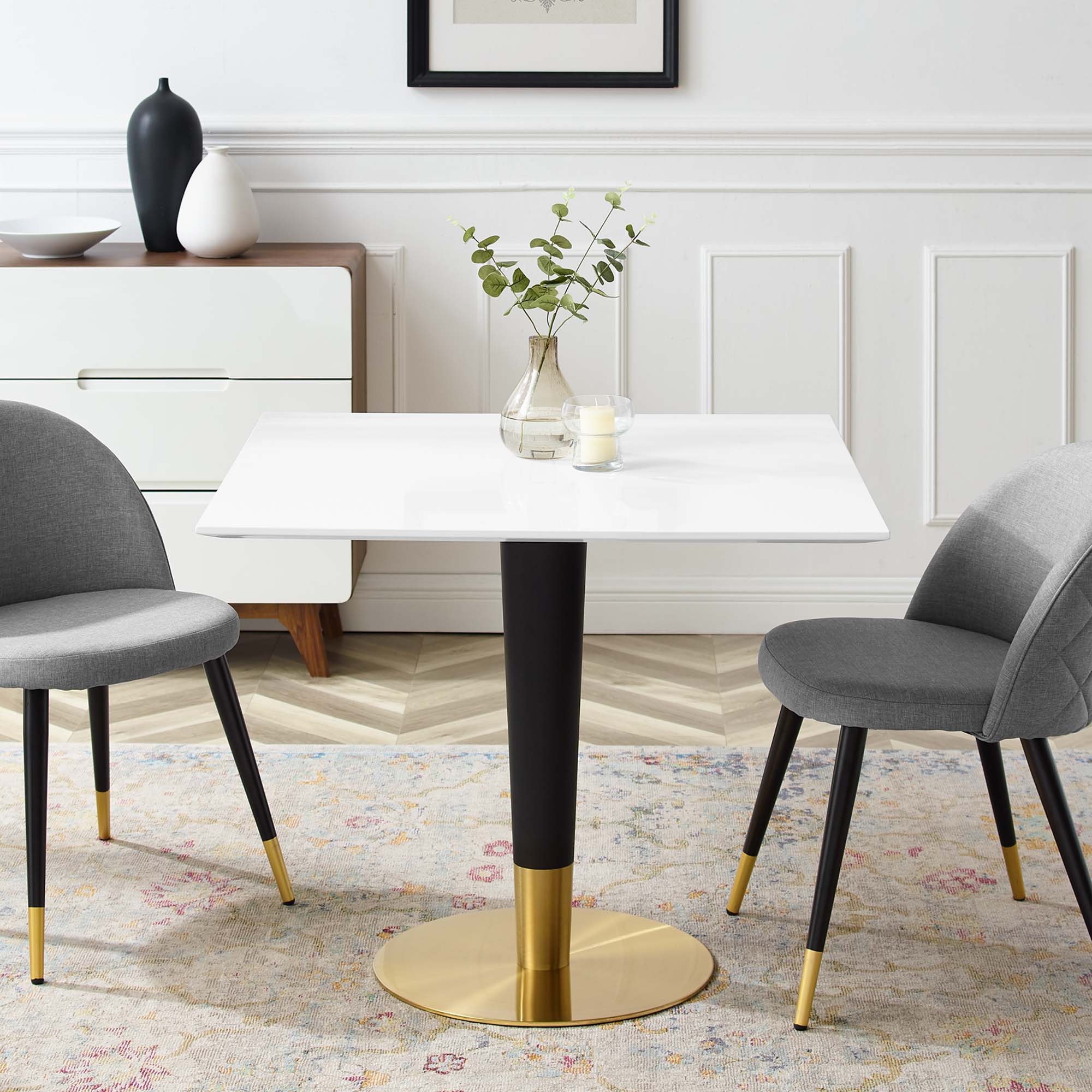 Modway Zinque 36" Square Dining Table