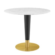 Modway Zinque 36" Artificial Marble Dining Table