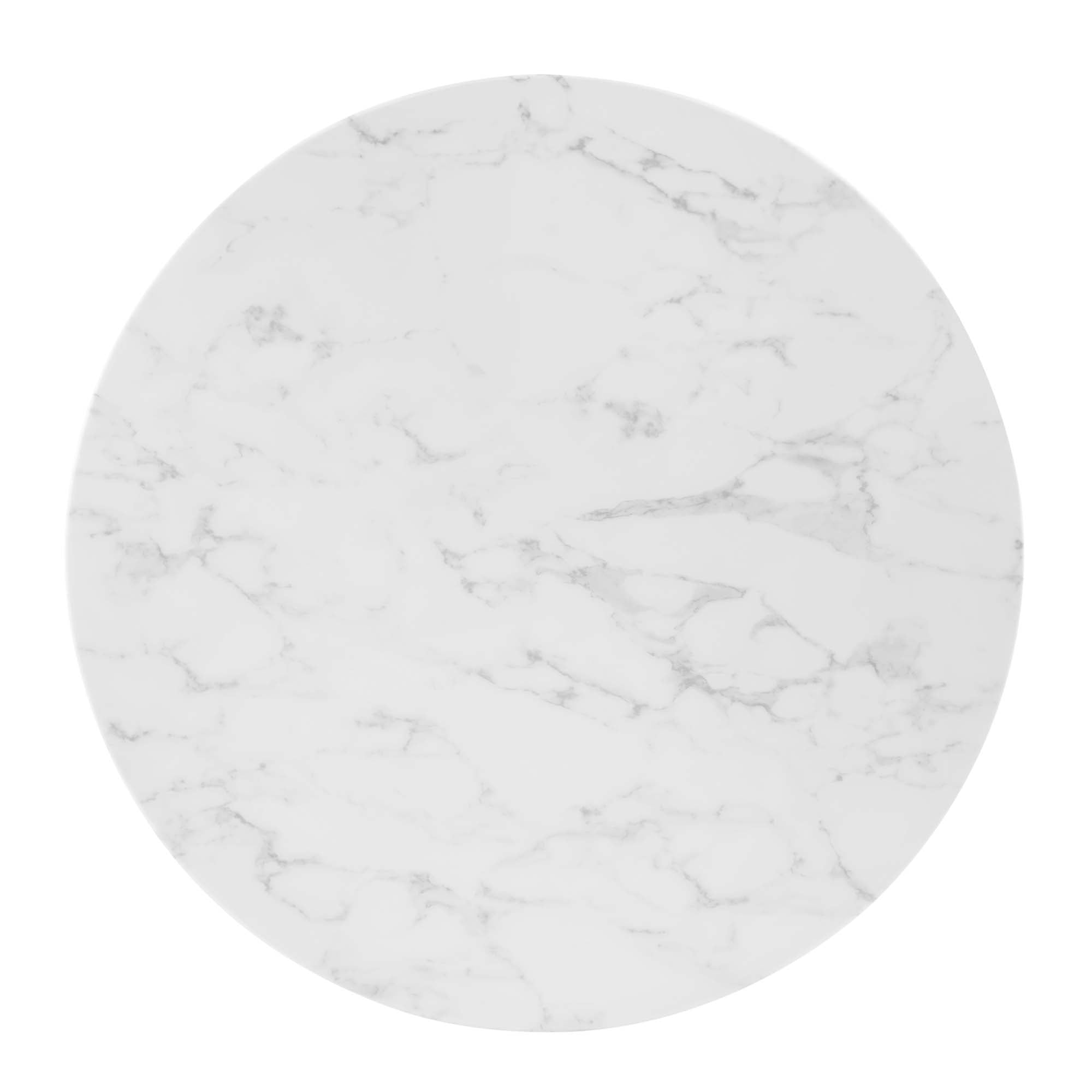 Modway Zinque 36" Artificial Marble Dining Table