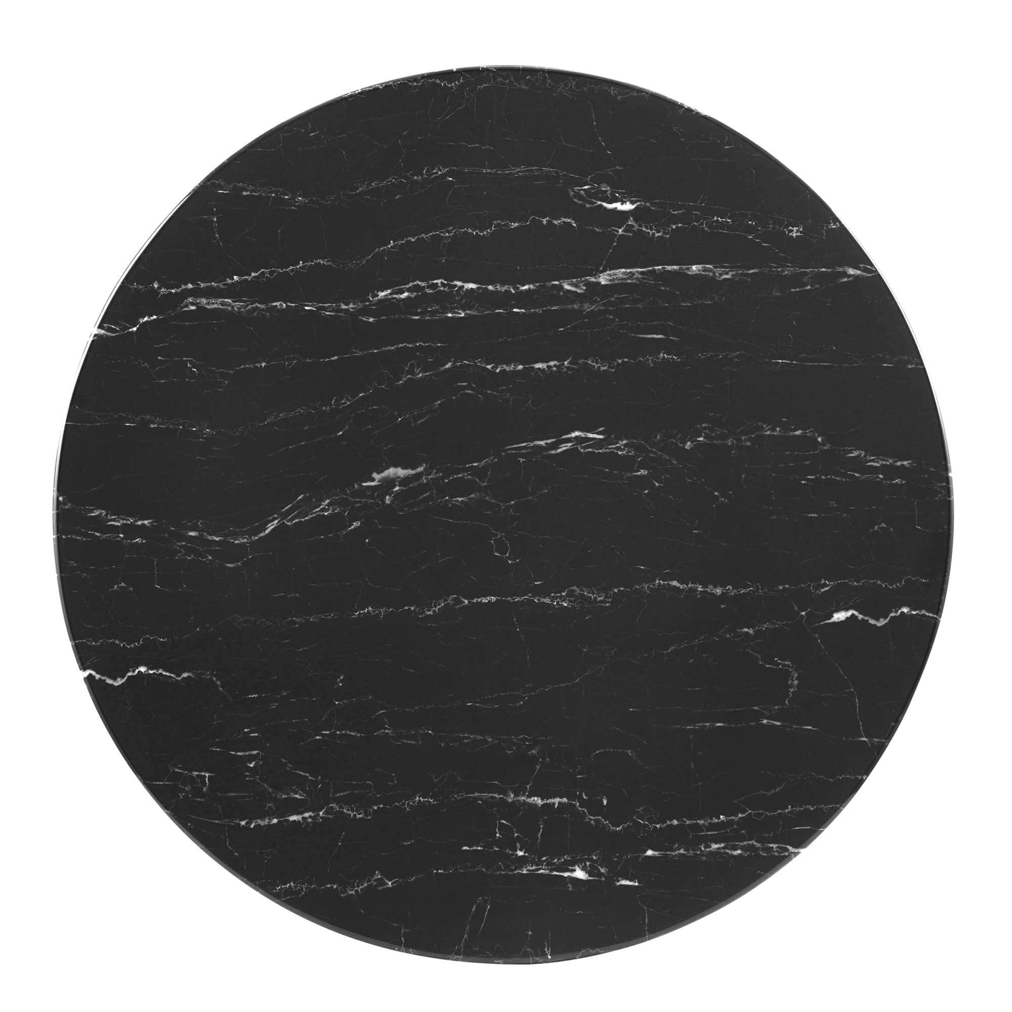 Modway Zinque 36" Artificial Marble Dining Table