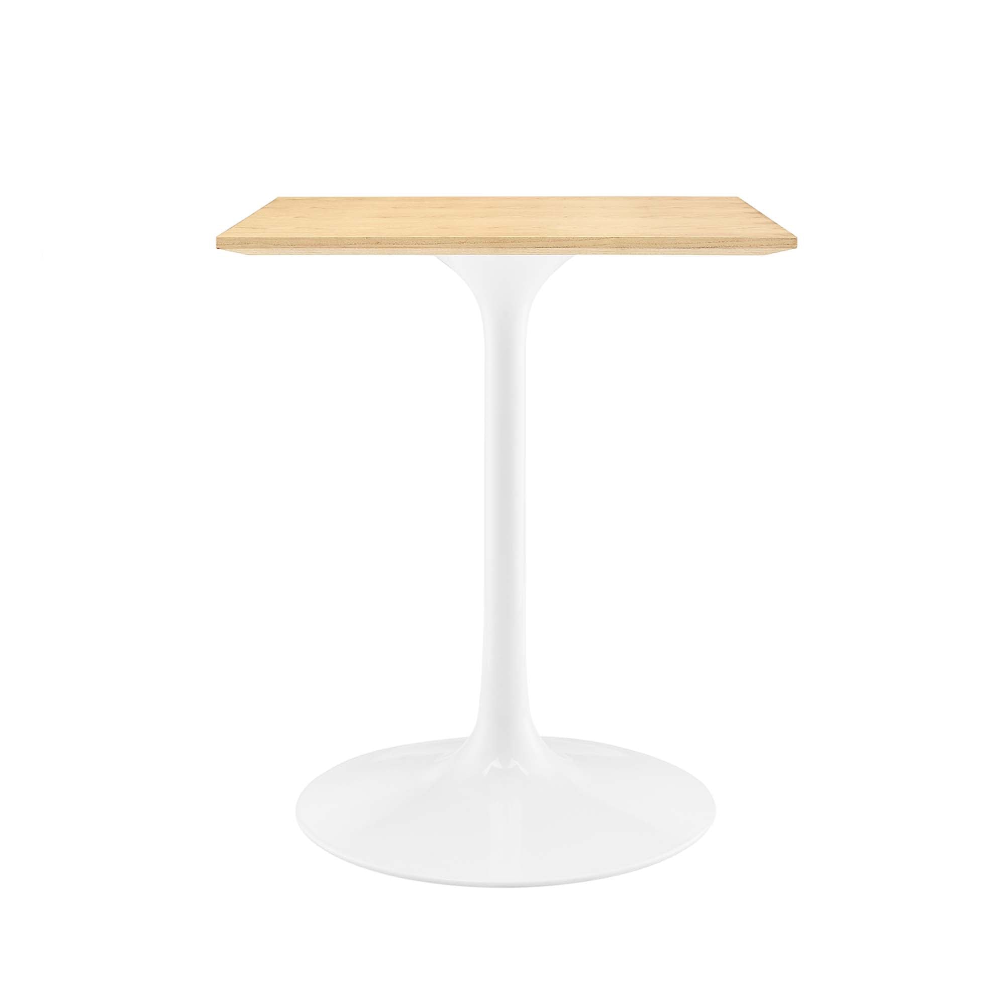 Modway Lippa 24" Square Wood Dining Table