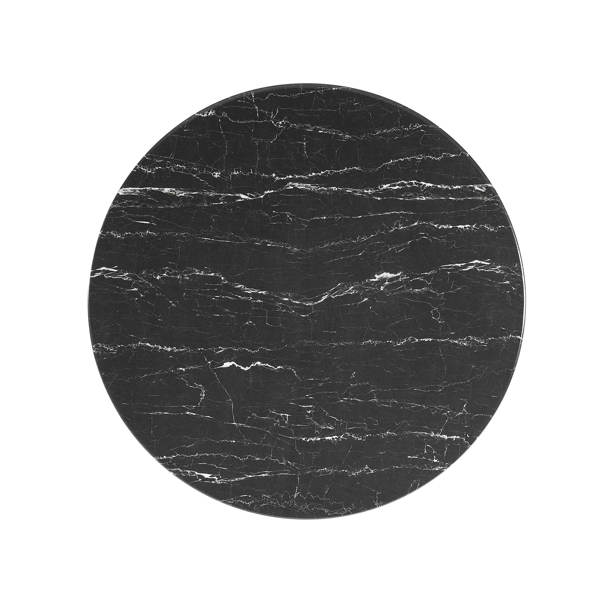 Modway Lippa 36" Round Faux Marble Dining Table