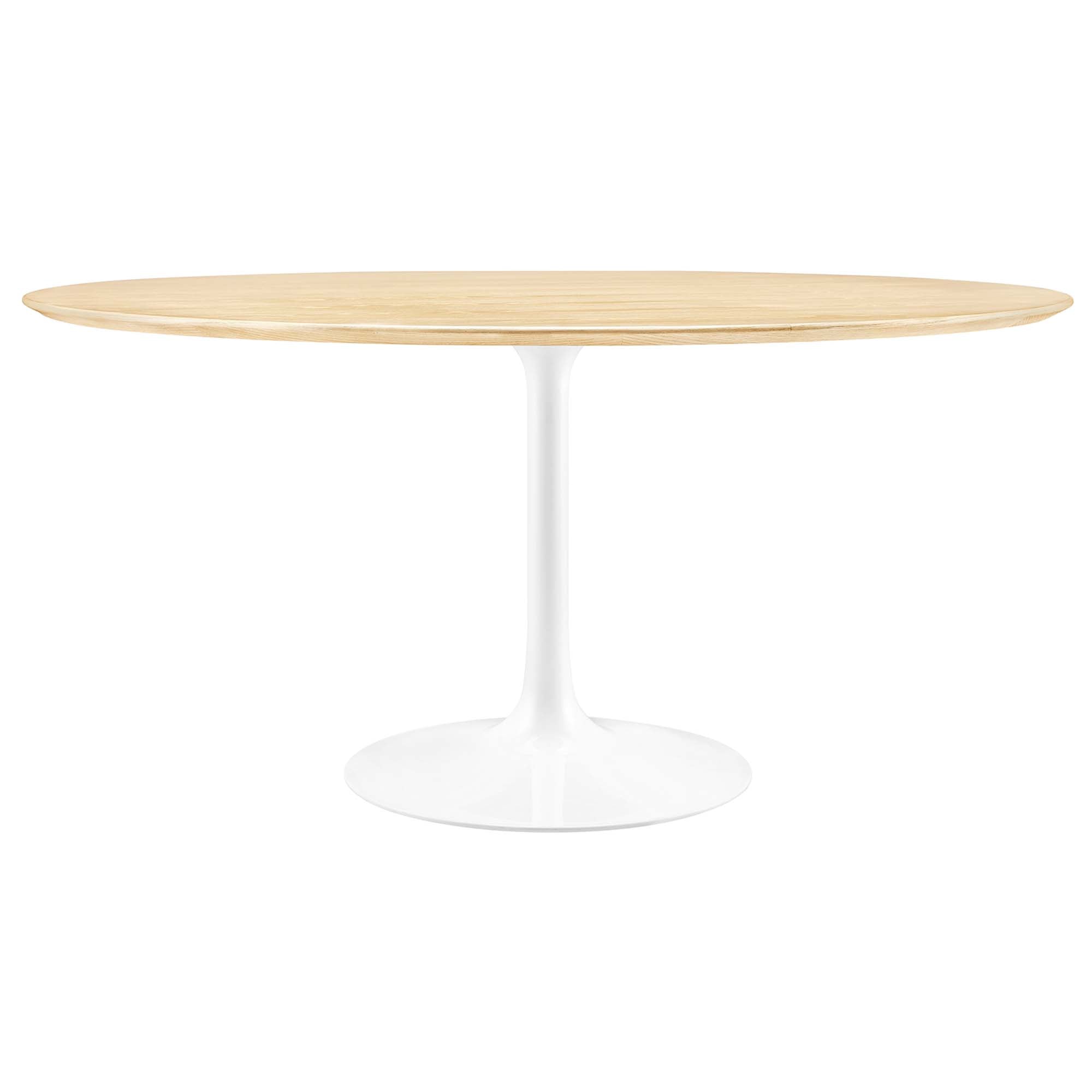 Modway Lippa 60" Round Wood Dining Table
