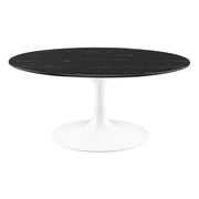 Modway Lippa 36" Round Faux Marble Coffee Table