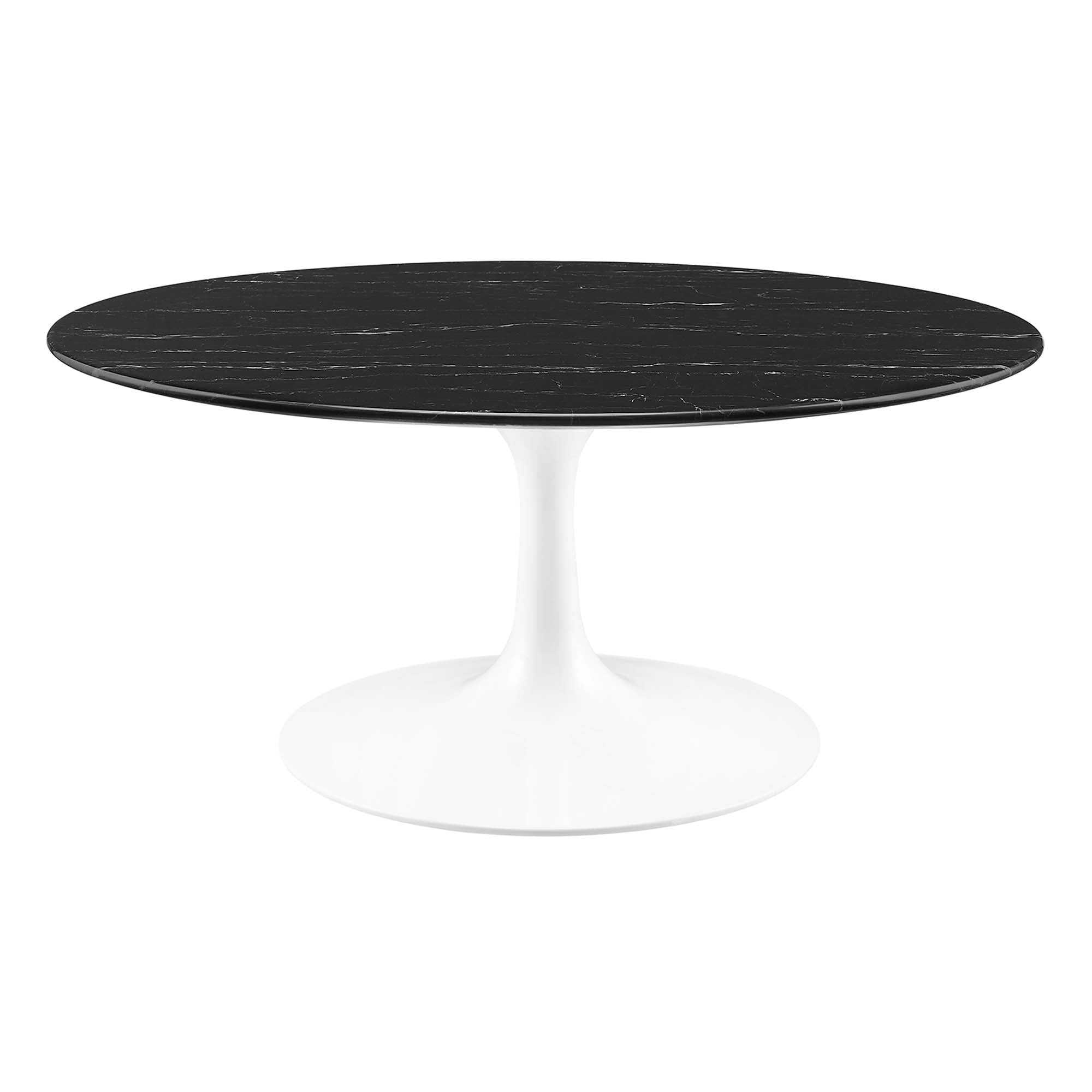 Modway Lippa 36" Round Faux Marble Coffee Table