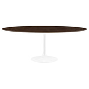 Modway Lippa 78" Oval Wood Dining Table
