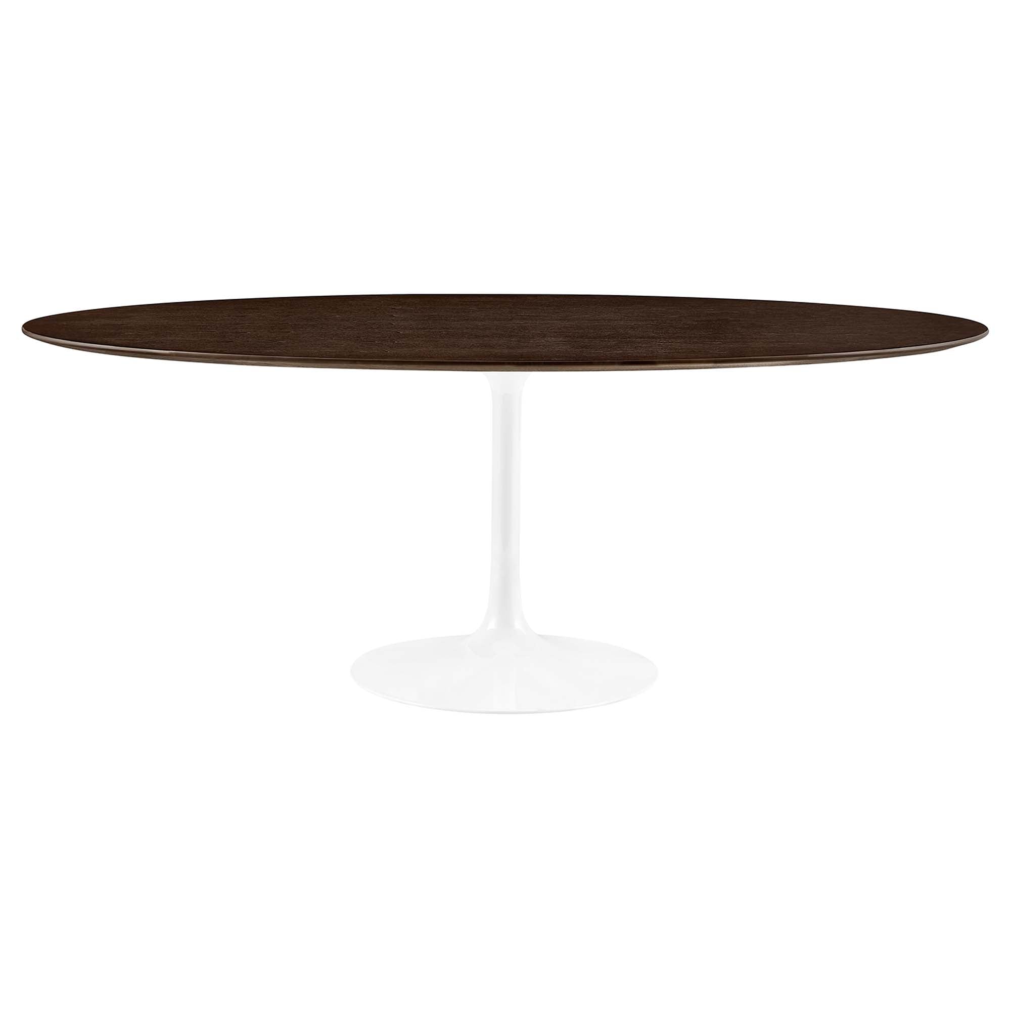 Modway Lippa 78" Oval Wood Dining Table