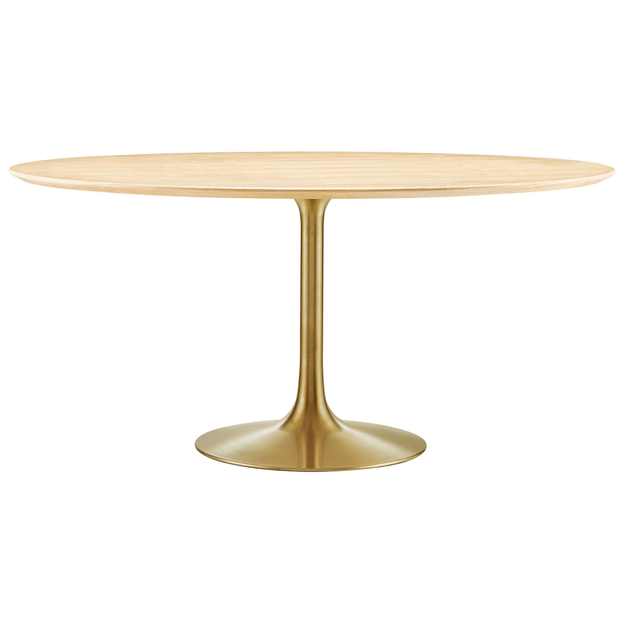Modway Lippa 60" Round Wood Dining Table
