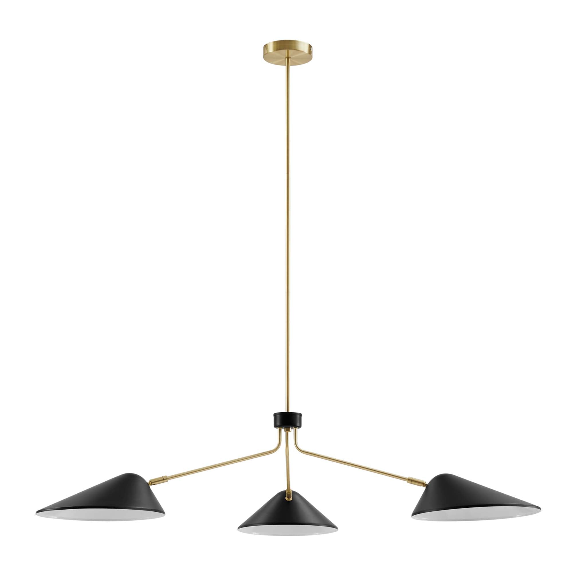 Modway Journey 3-Light 14" Arm Pendant