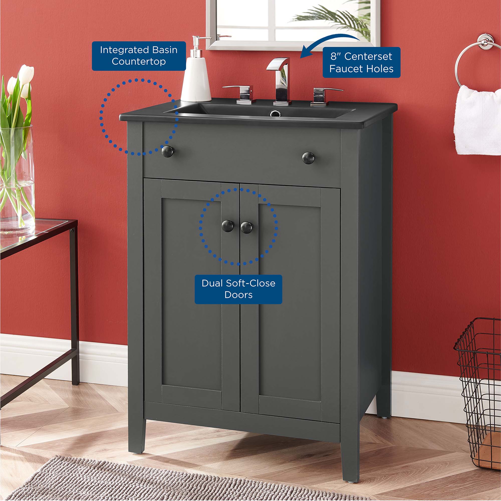 Modway Nantucket 24" Bathroom Vanity