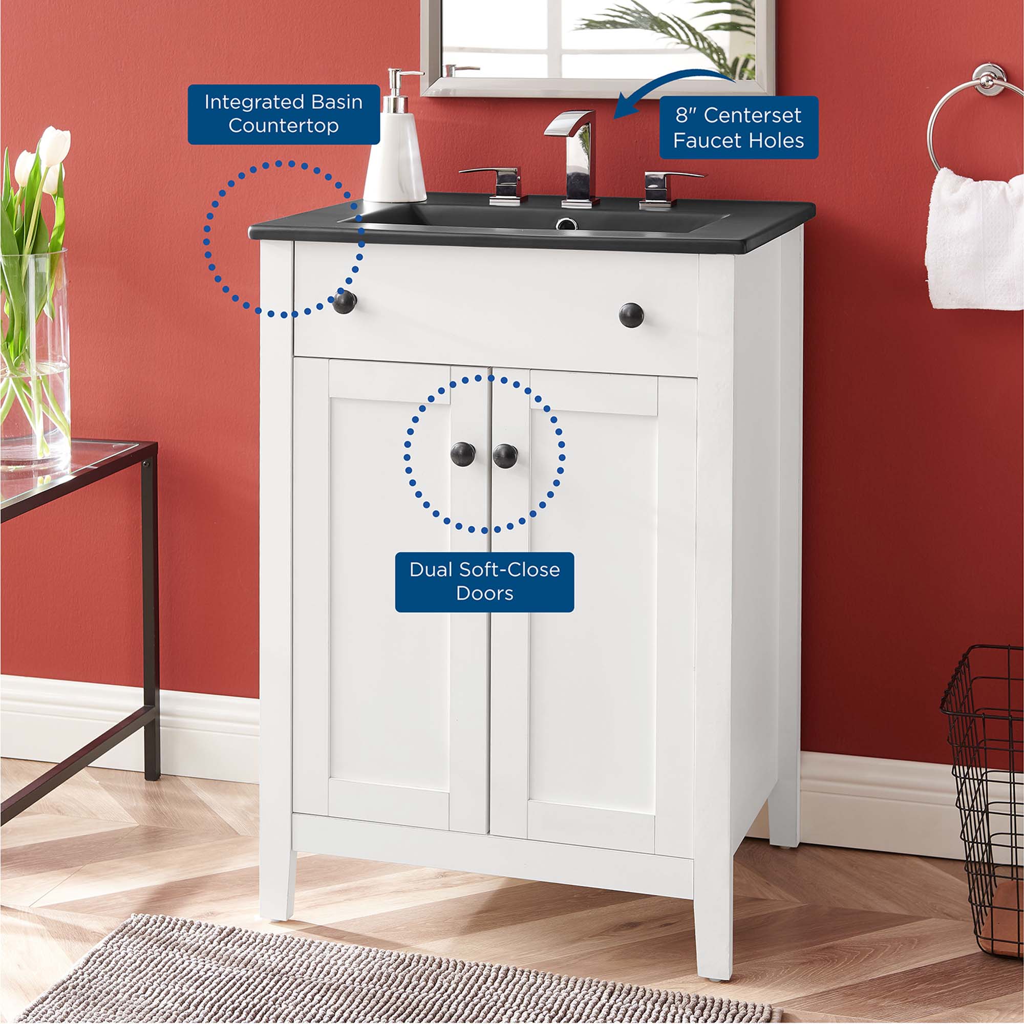Modway Nantucket 24" Bathroom Vanity