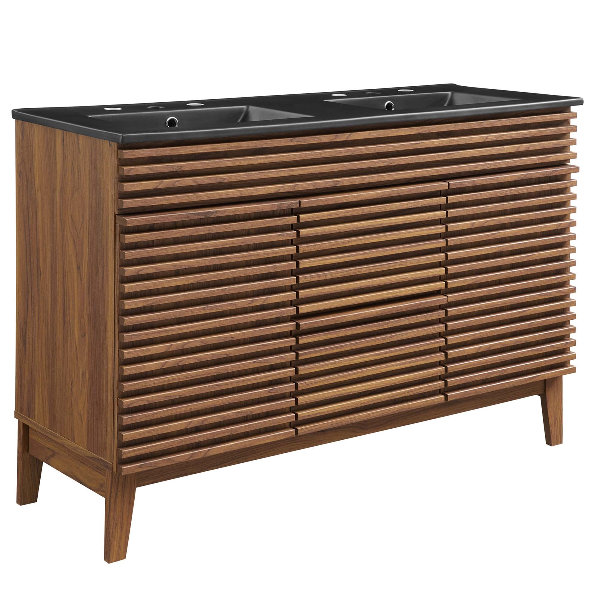 Modway Render 48" Double Sink Bathroom Vanity