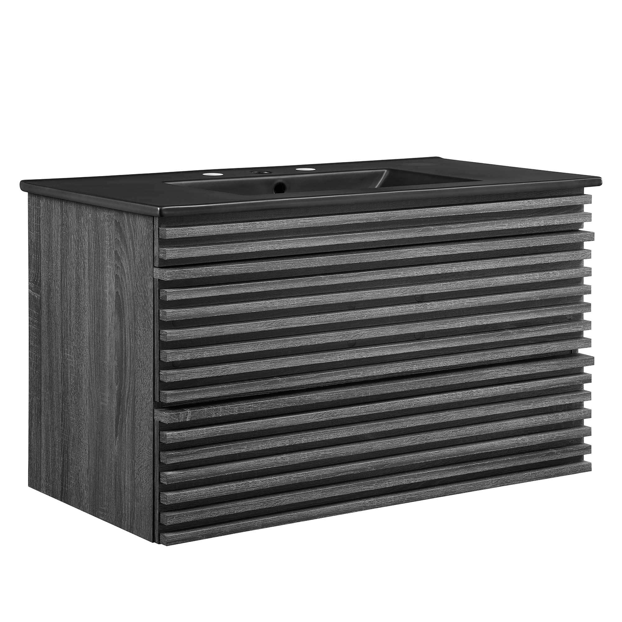 Modway Render 36" Wall-Mount Bathroom Vanity