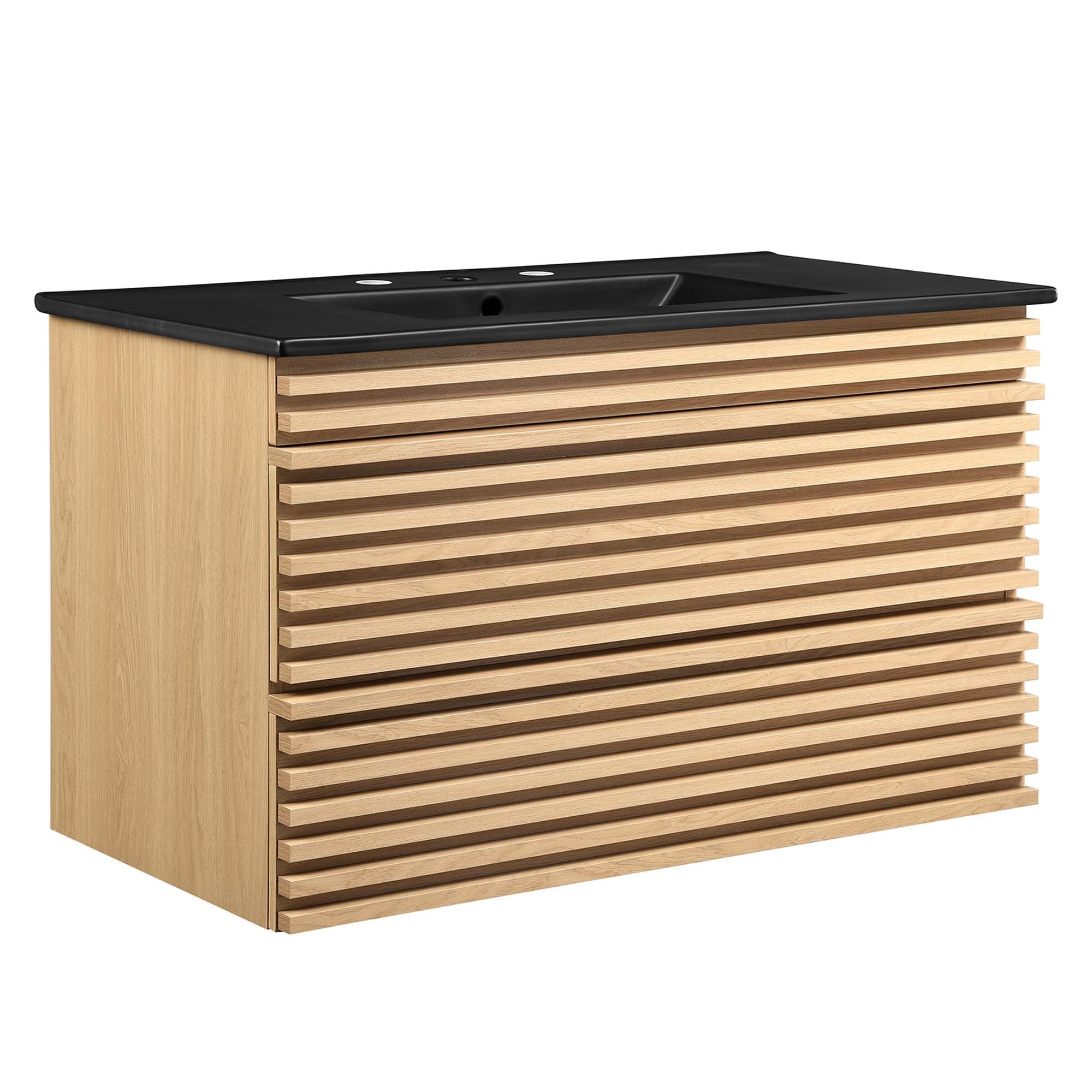 Modway Render 36" Wall-Mount Bathroom Vanity