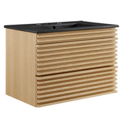 Modway Render 30" Wall-Mount Bathroom Vanity