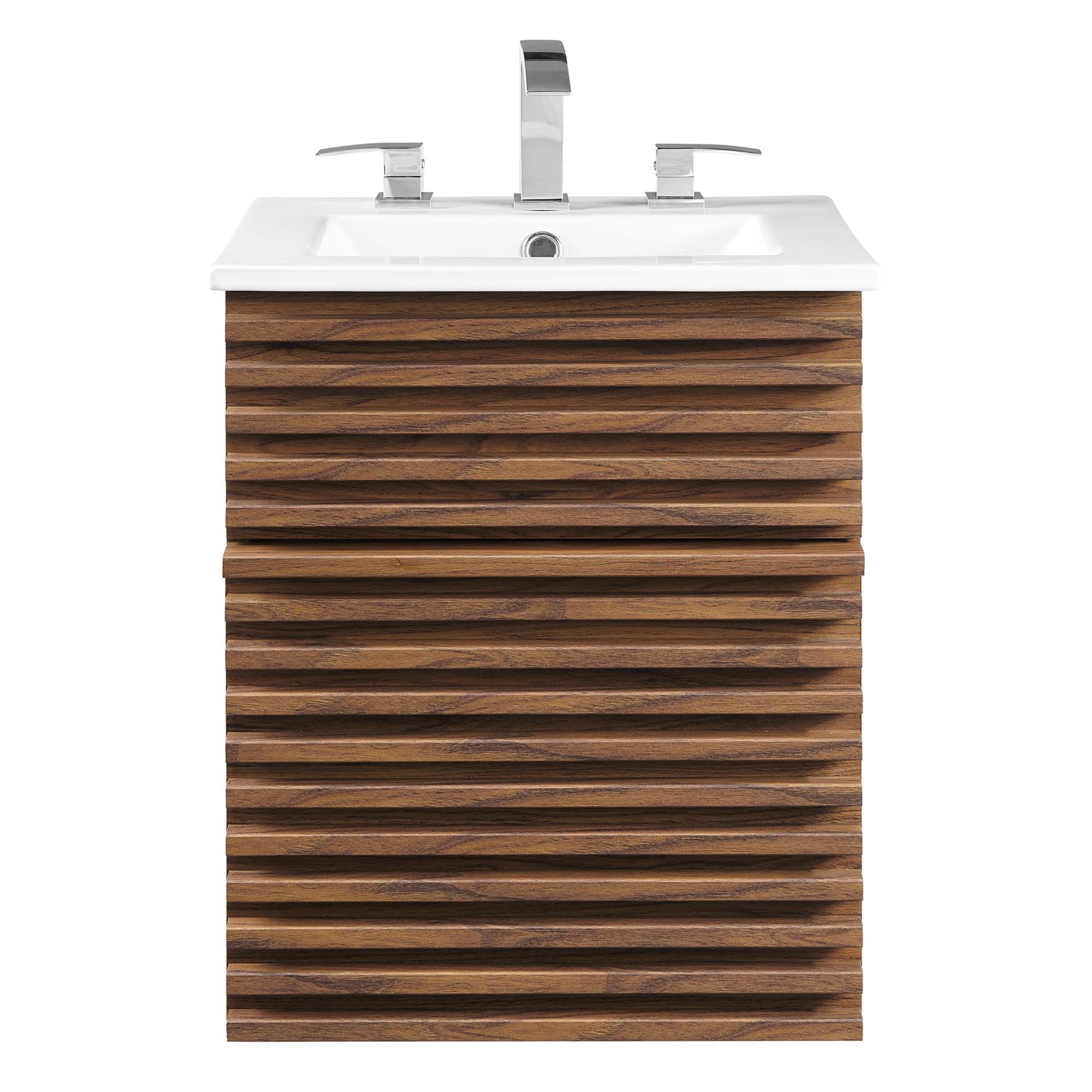 Modway Render 18" Wall-Mount Bathroom Vanity