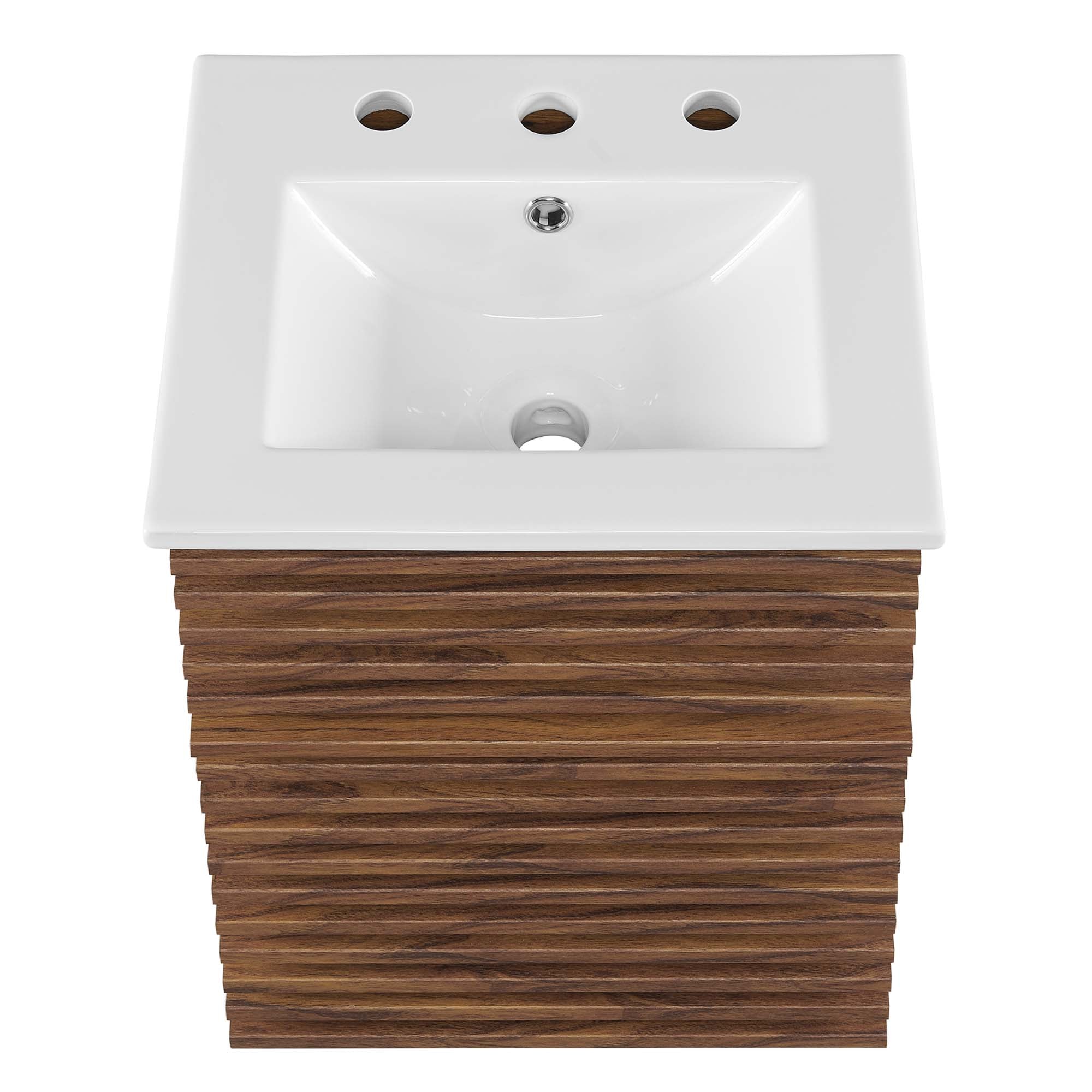 Modway Render 18" Wall-Mount Bathroom Vanity
