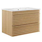 Modway Render 30" Wall-Mount Bathroom Vanity