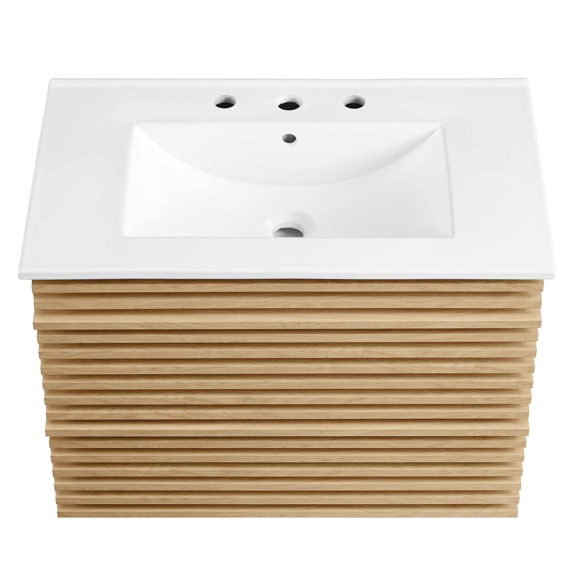 Modway Render 30" Wall-Mount Bathroom Vanity