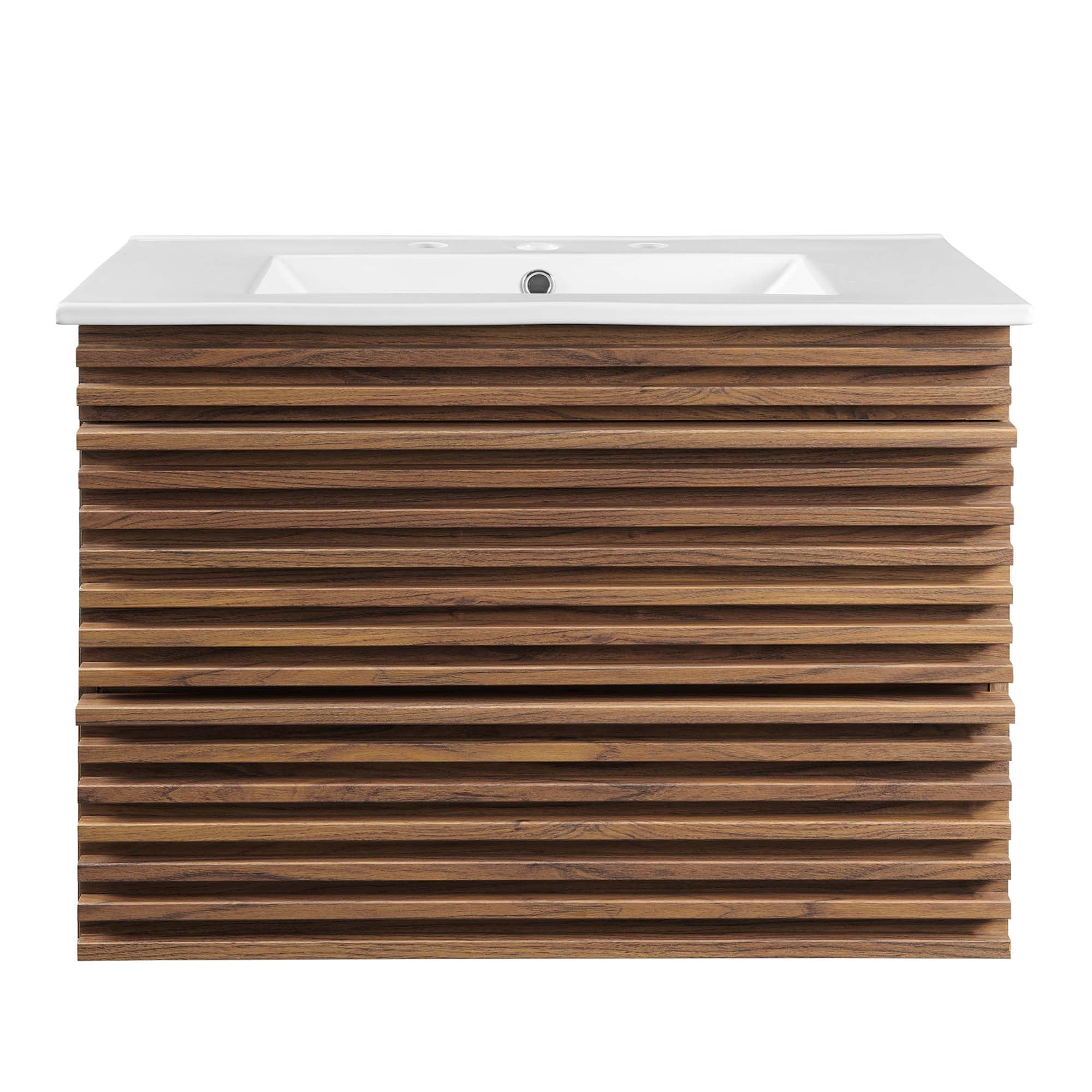 Modway Render 30" Wall-Mount Bathroom Vanity