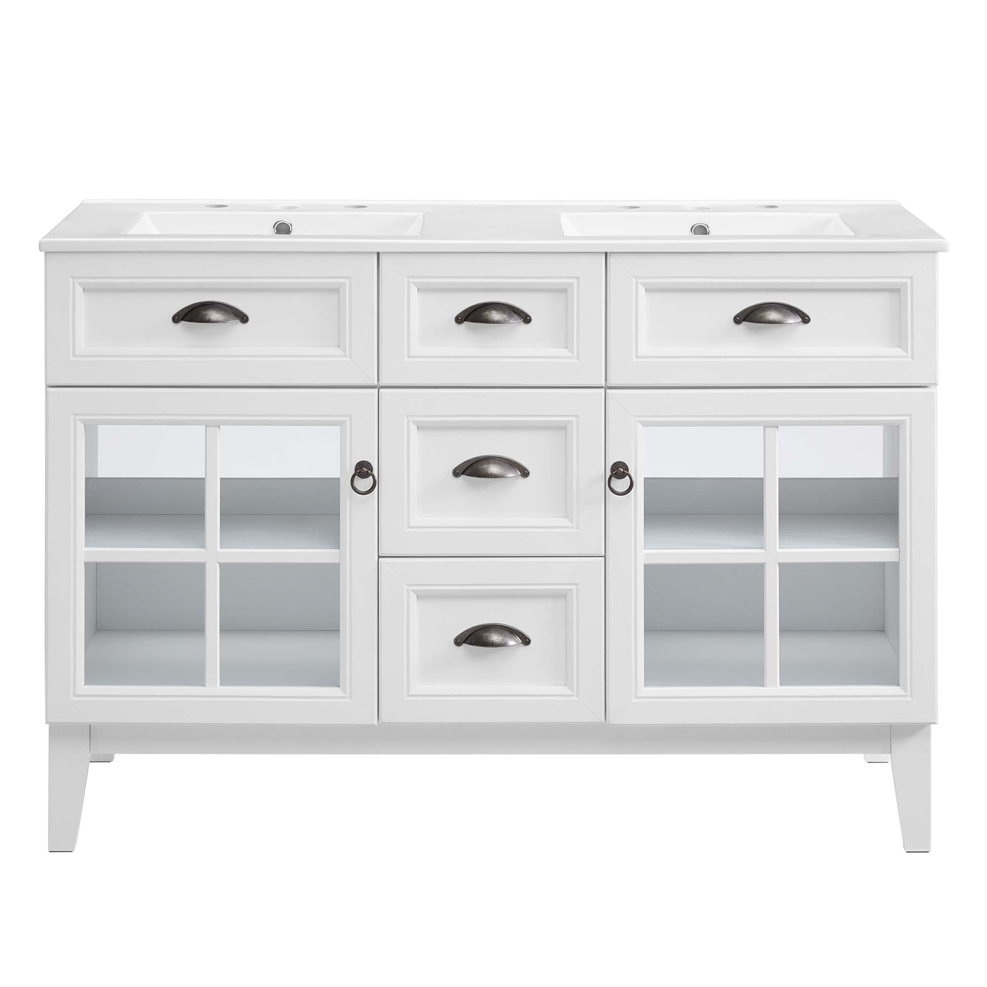Modway Isle 48" Double Bathroom Vanity Cabinet