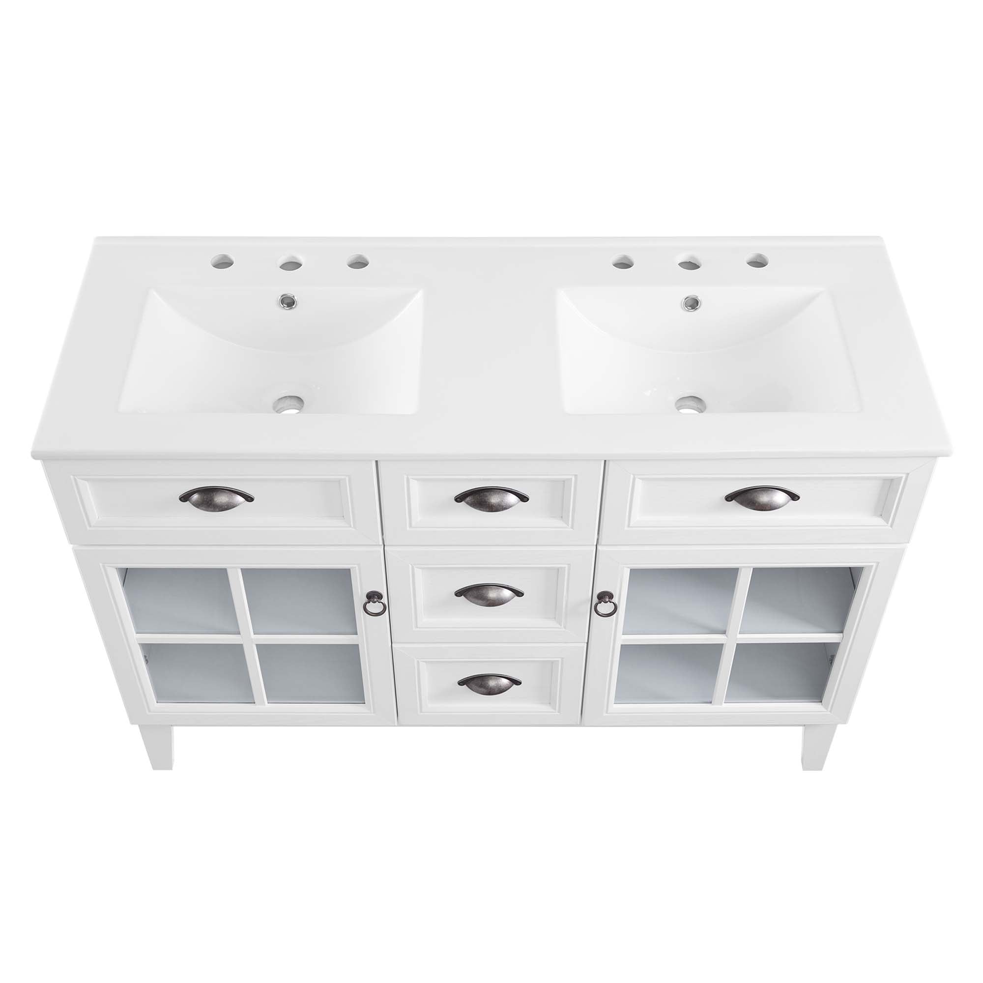 Modway Isle 48" Double Bathroom Vanity Cabinet