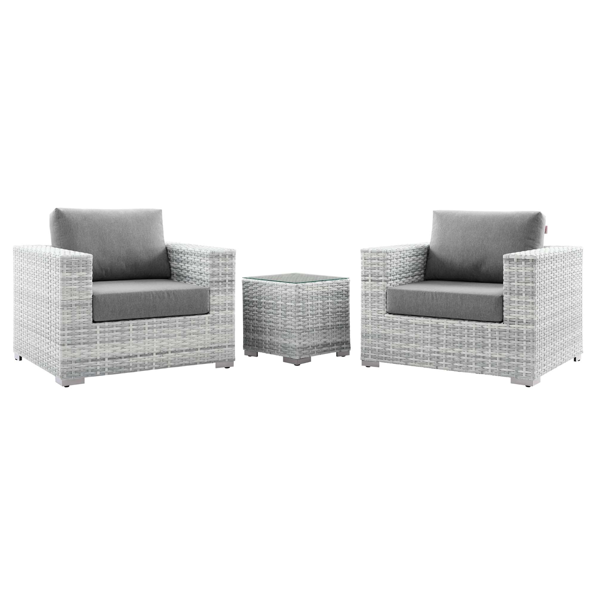 Modway Convene 3-Piece Outdoor Patio Set