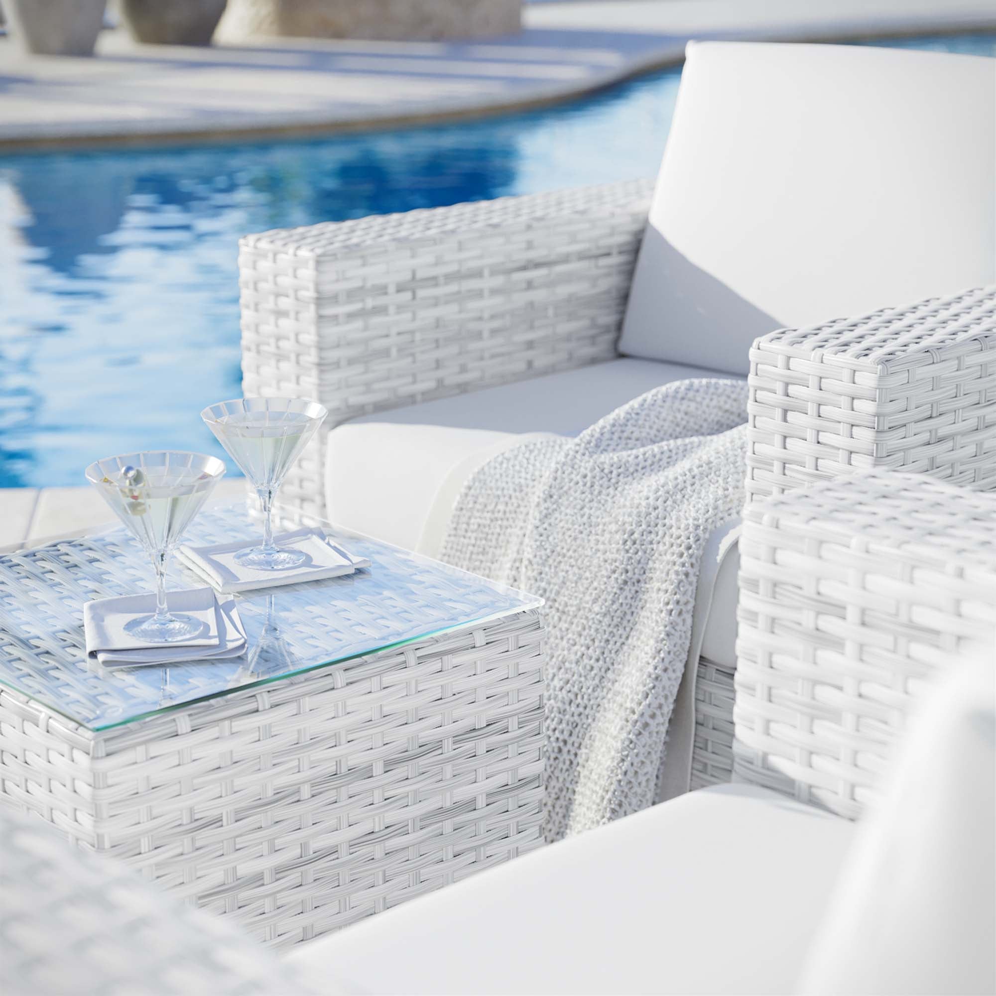 Modway Convene 3-Piece Outdoor Patio Set