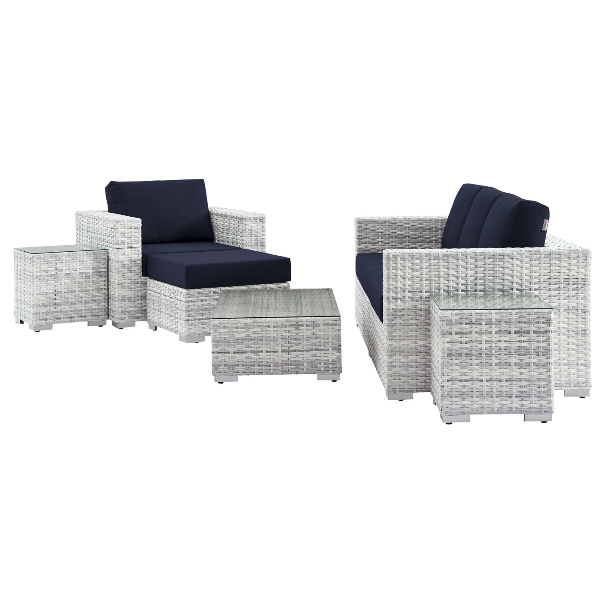 Modway Convene 6-Piece Outdoor Patio Set