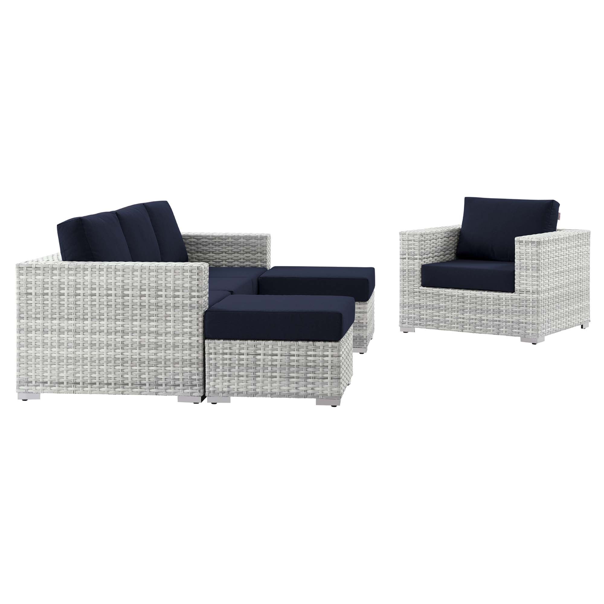 Modway Convene 4-Piece Outdoor Patio Set