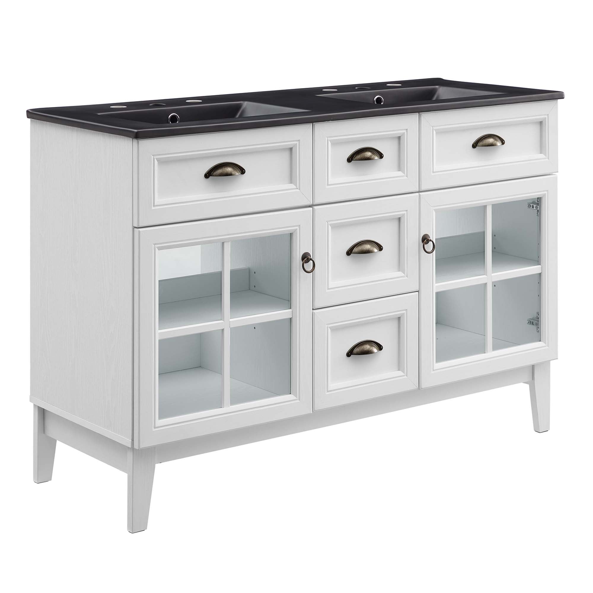 Modway Isle 48" Double Bathroom Vanity Cabinet