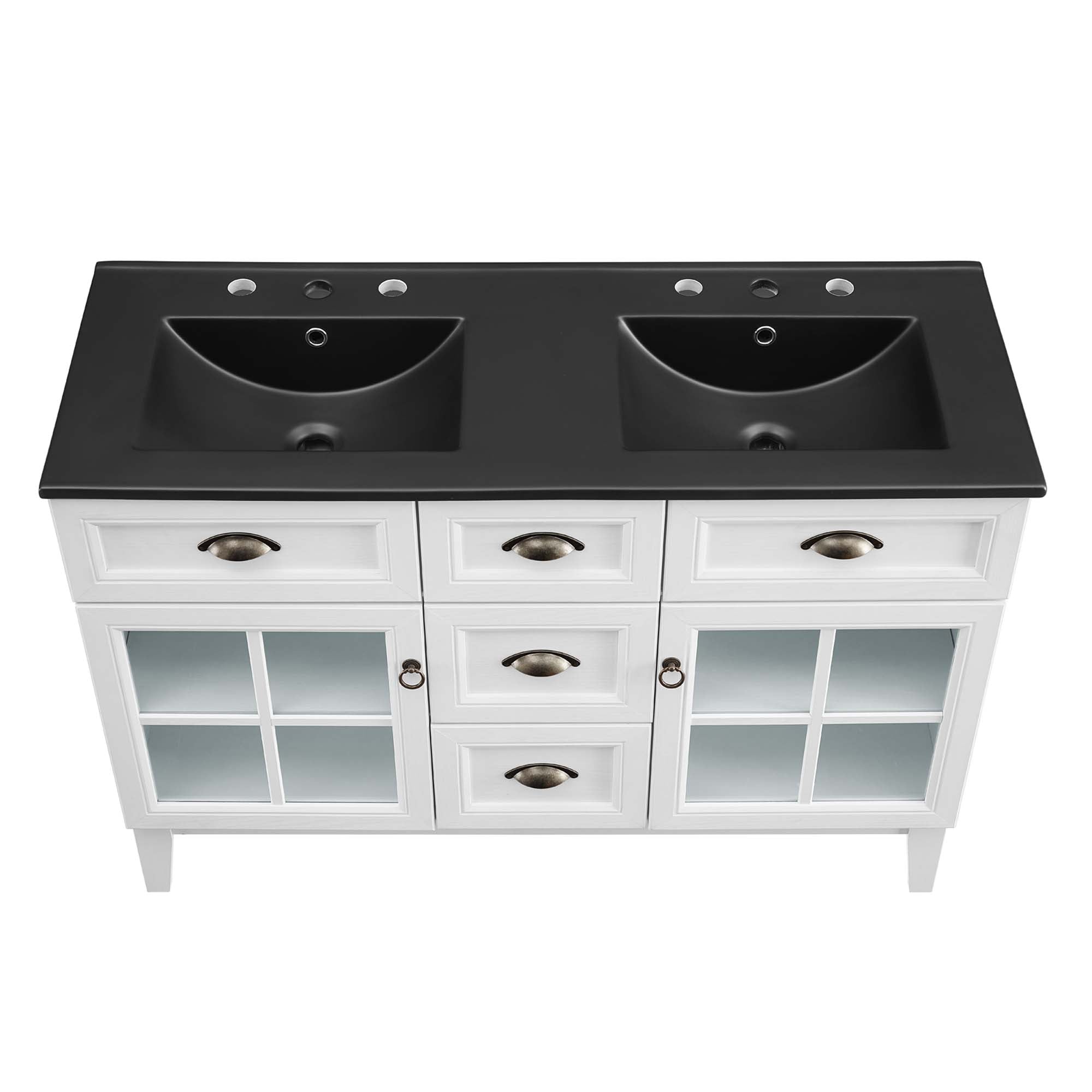 Modway Isle 48" Double Bathroom Vanity Cabinet