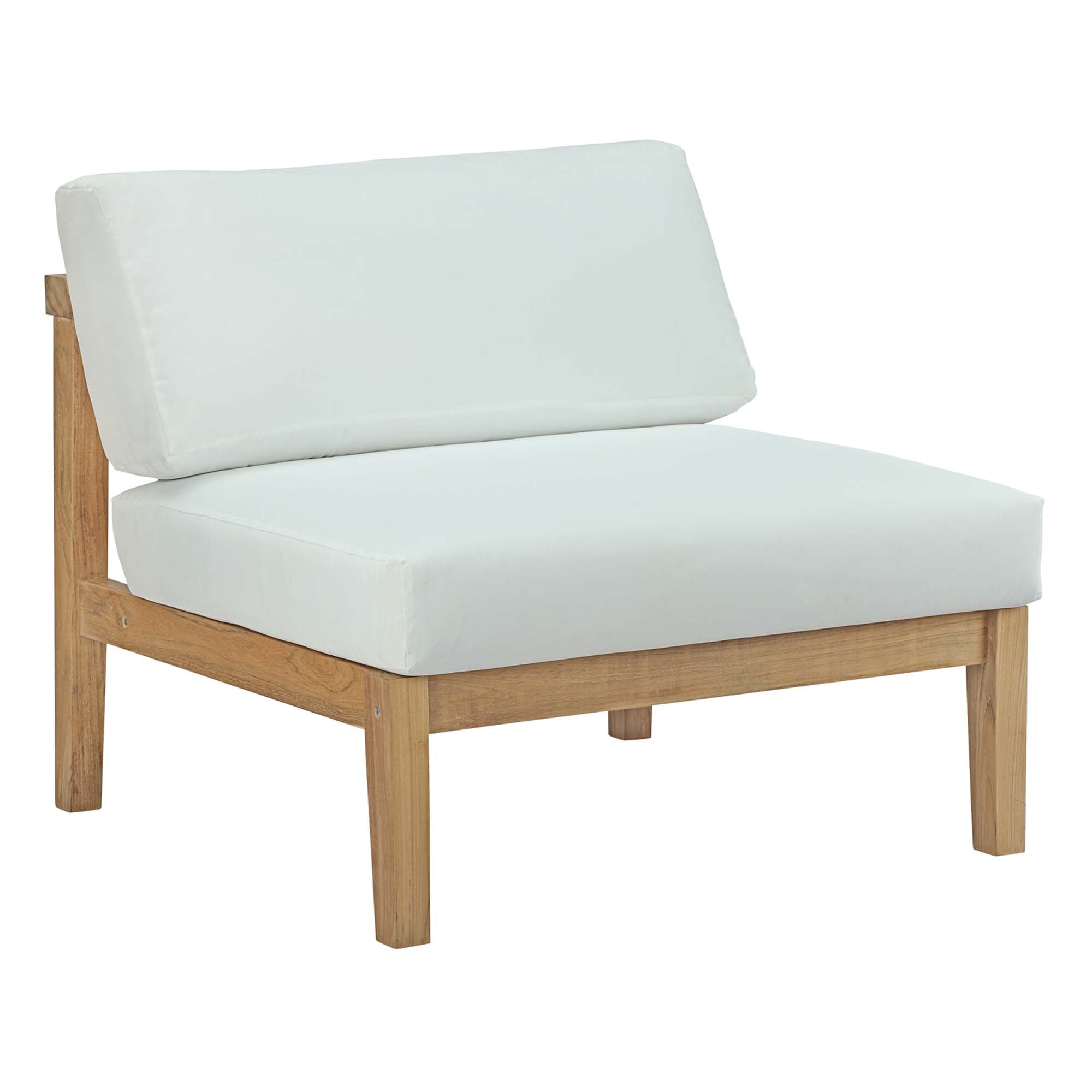 Modway Bayport 5 Piece Outdoor Patio Teak Set