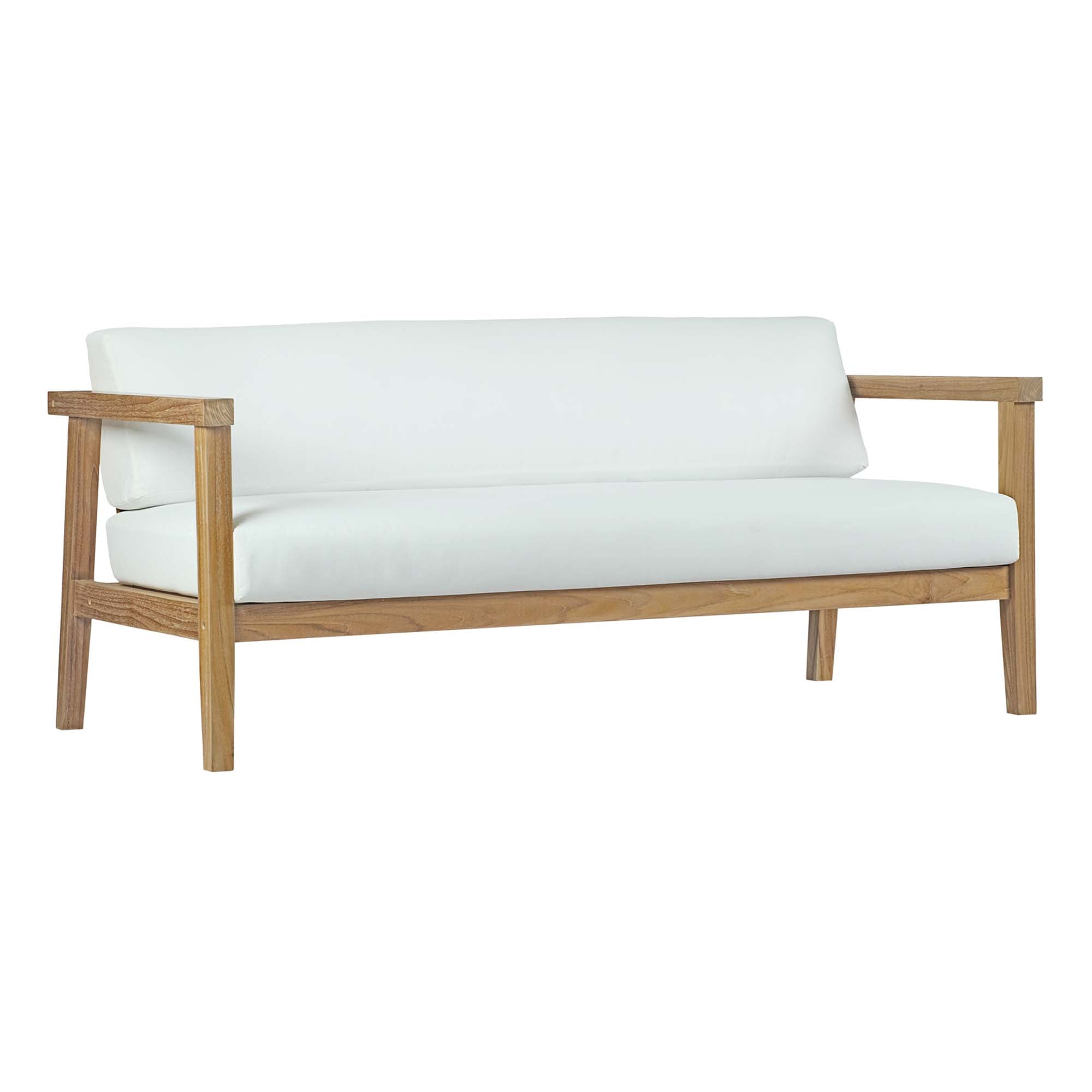 Modway Bayport 5 Piece Outdoor Patio Teak Set