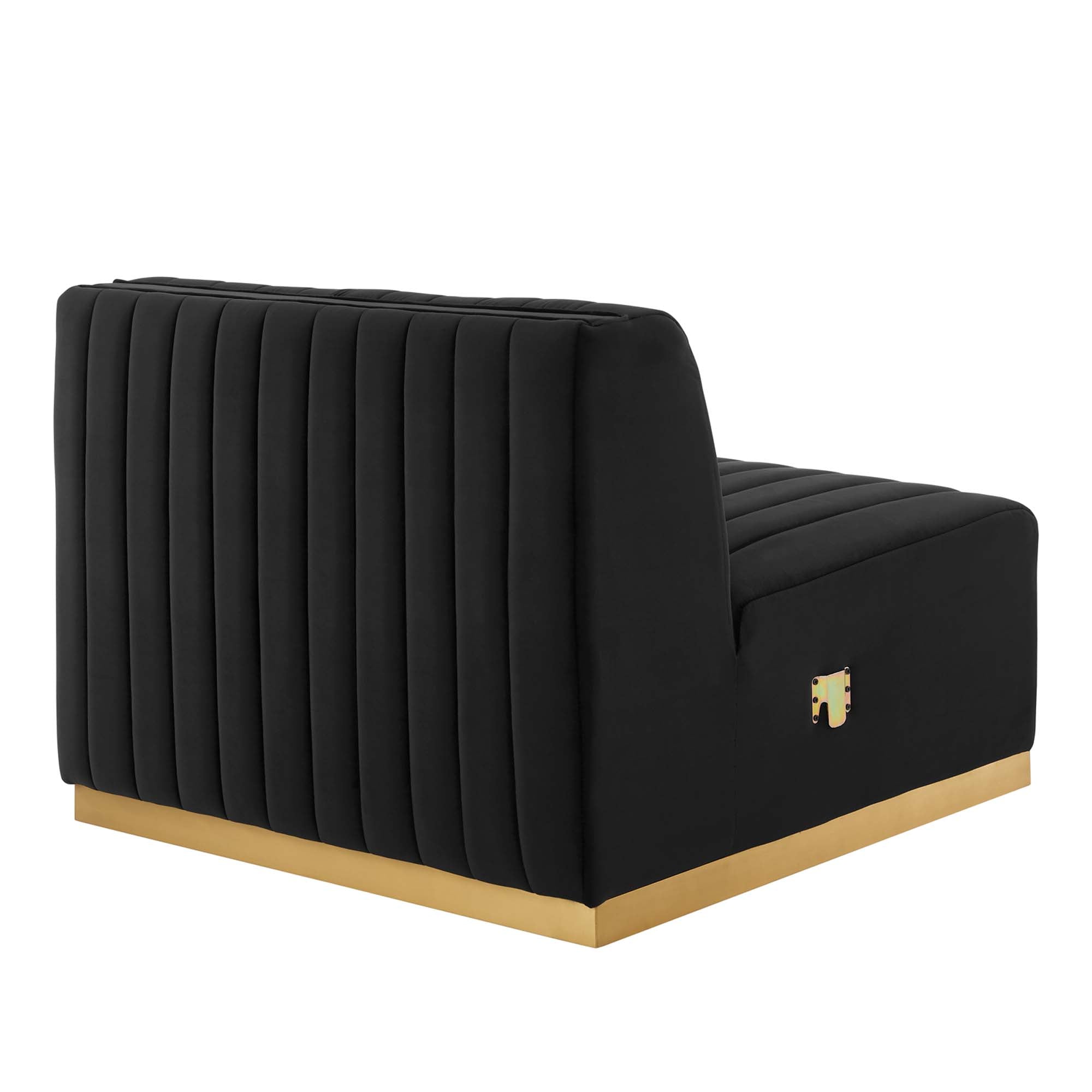 Modway Conjure Channel Tufted Performance Velvet Armless Chair