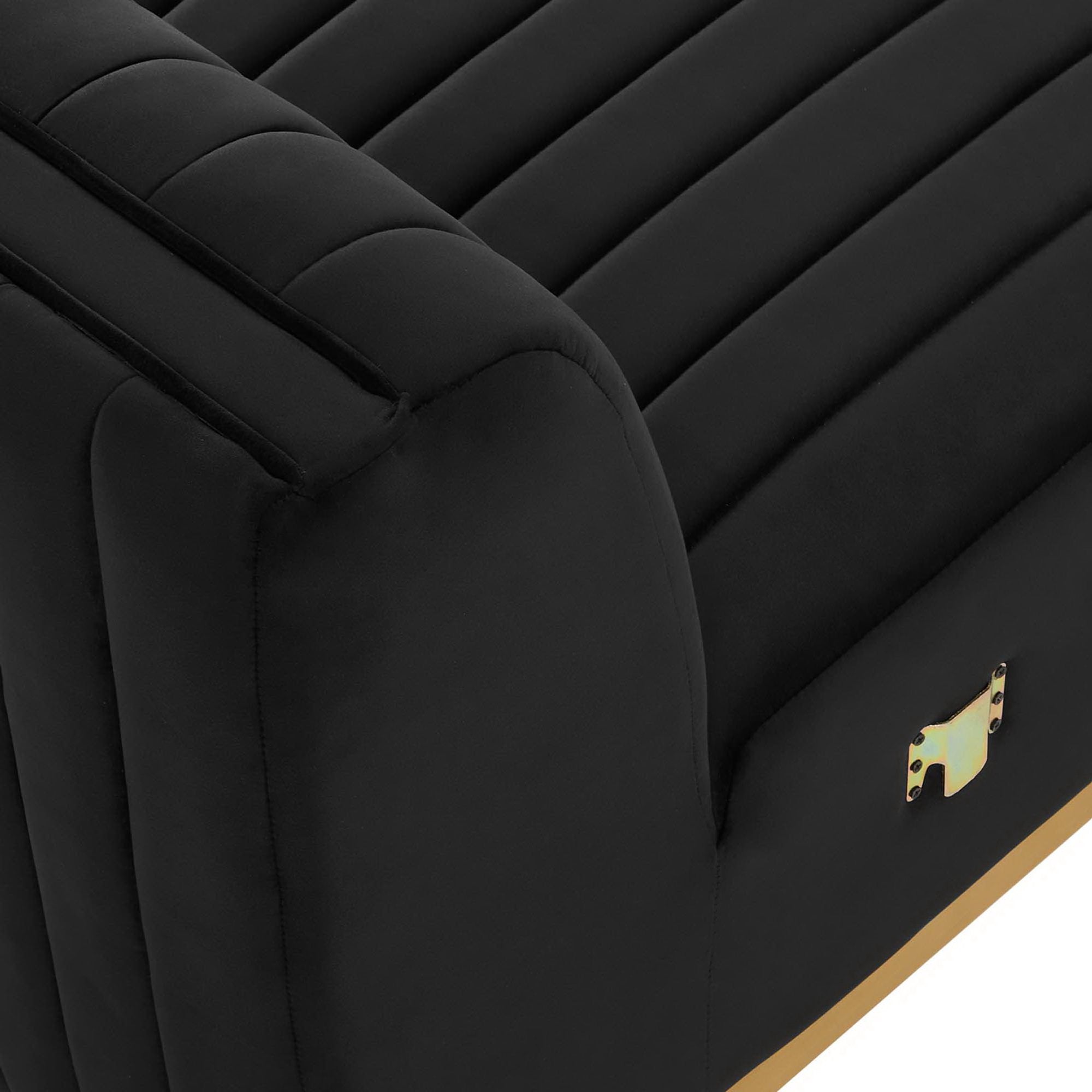 Modway Conjure Channel Tufted Performance Velvet Armless Chair