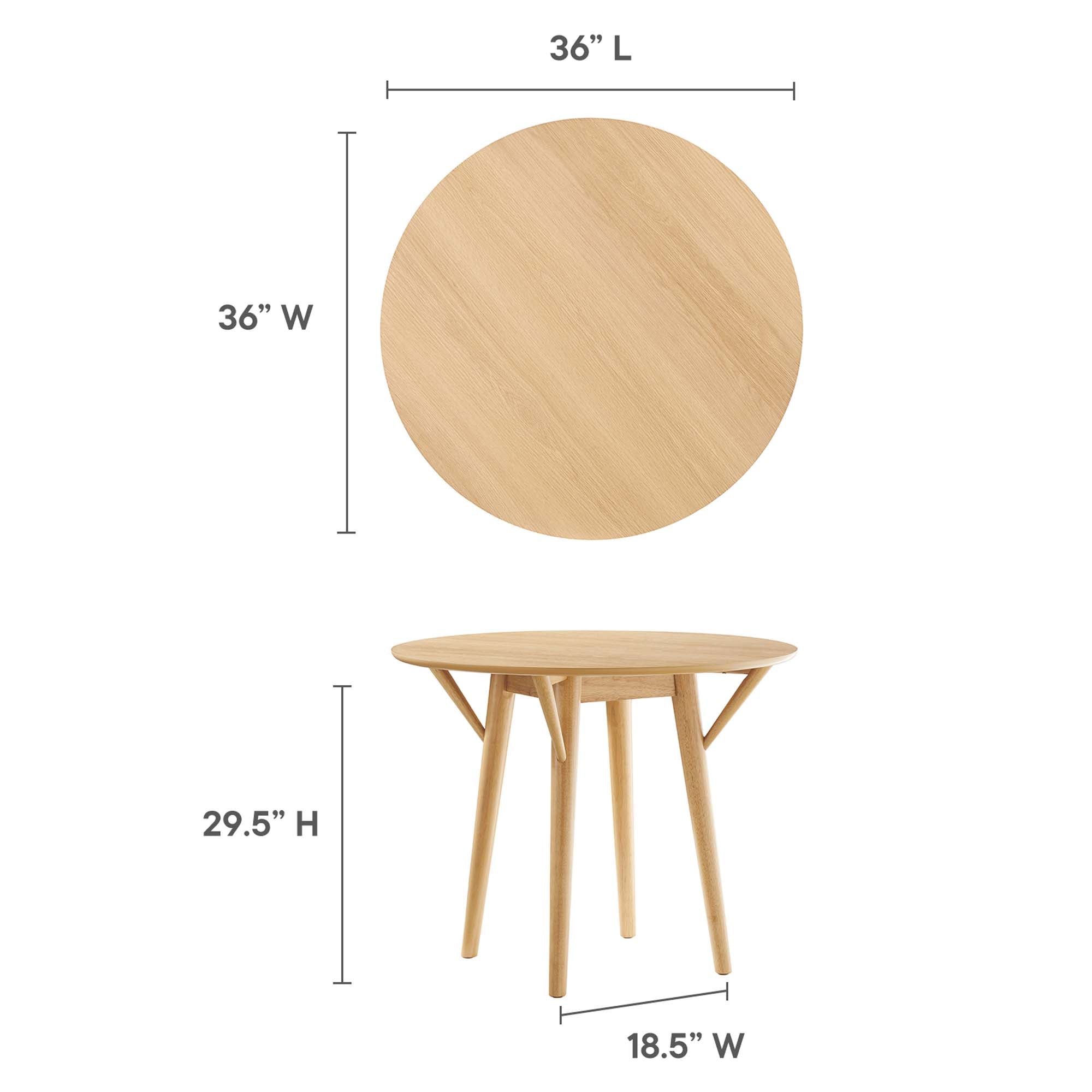 Modway Gallant 36" Dining Table