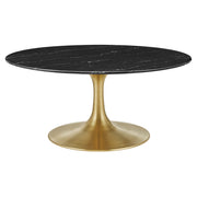 Modway Lippa 36" Round Faux Marble Coffee Table