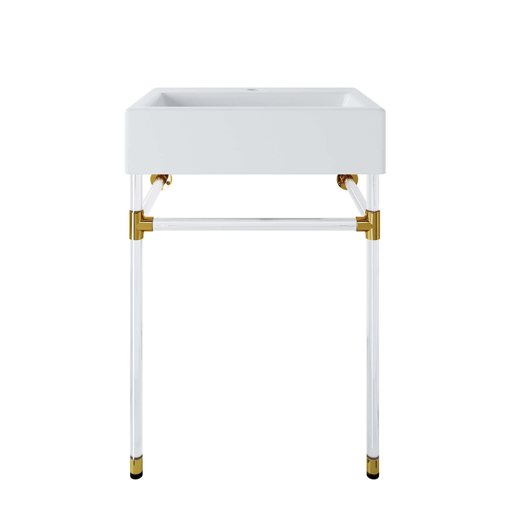 Modway Redeem 24" Acrylic Wall-Mount Bathroom Vanity