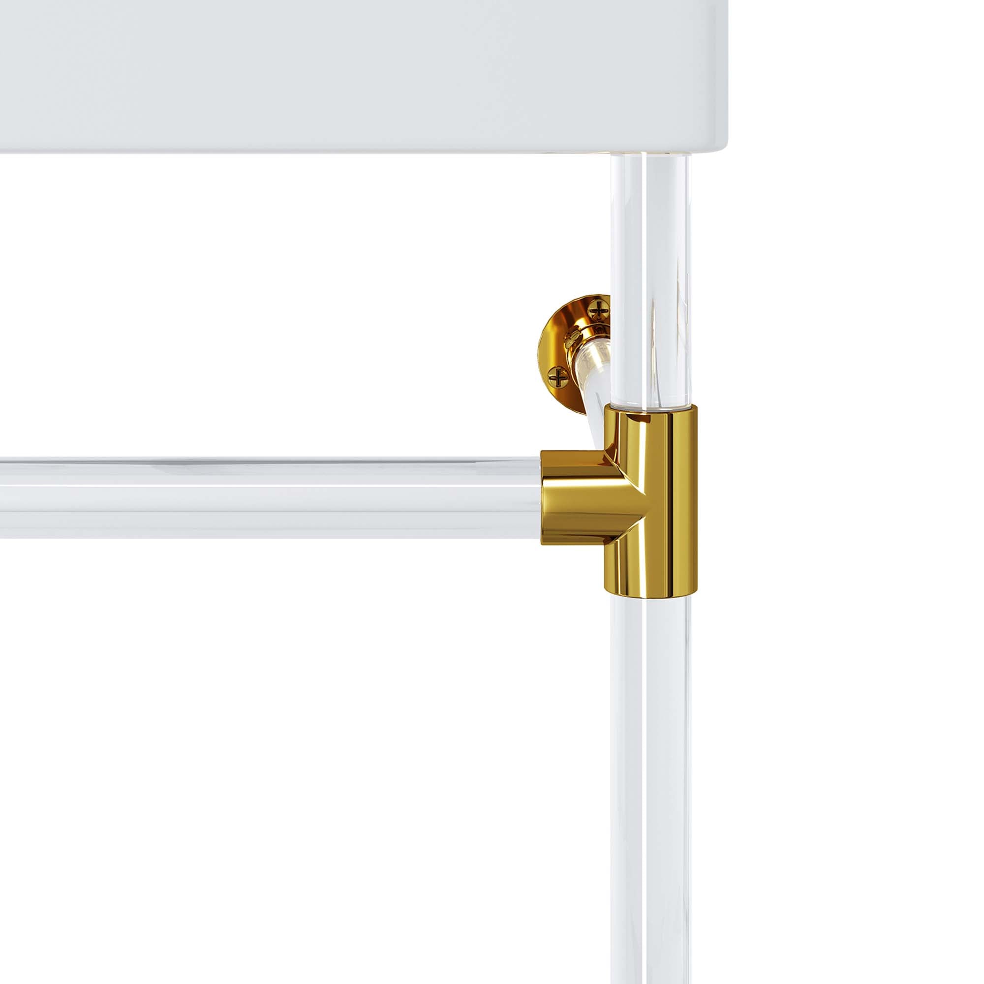 Modway Redeem 24" Acrylic Wall-Mount Bathroom Vanity